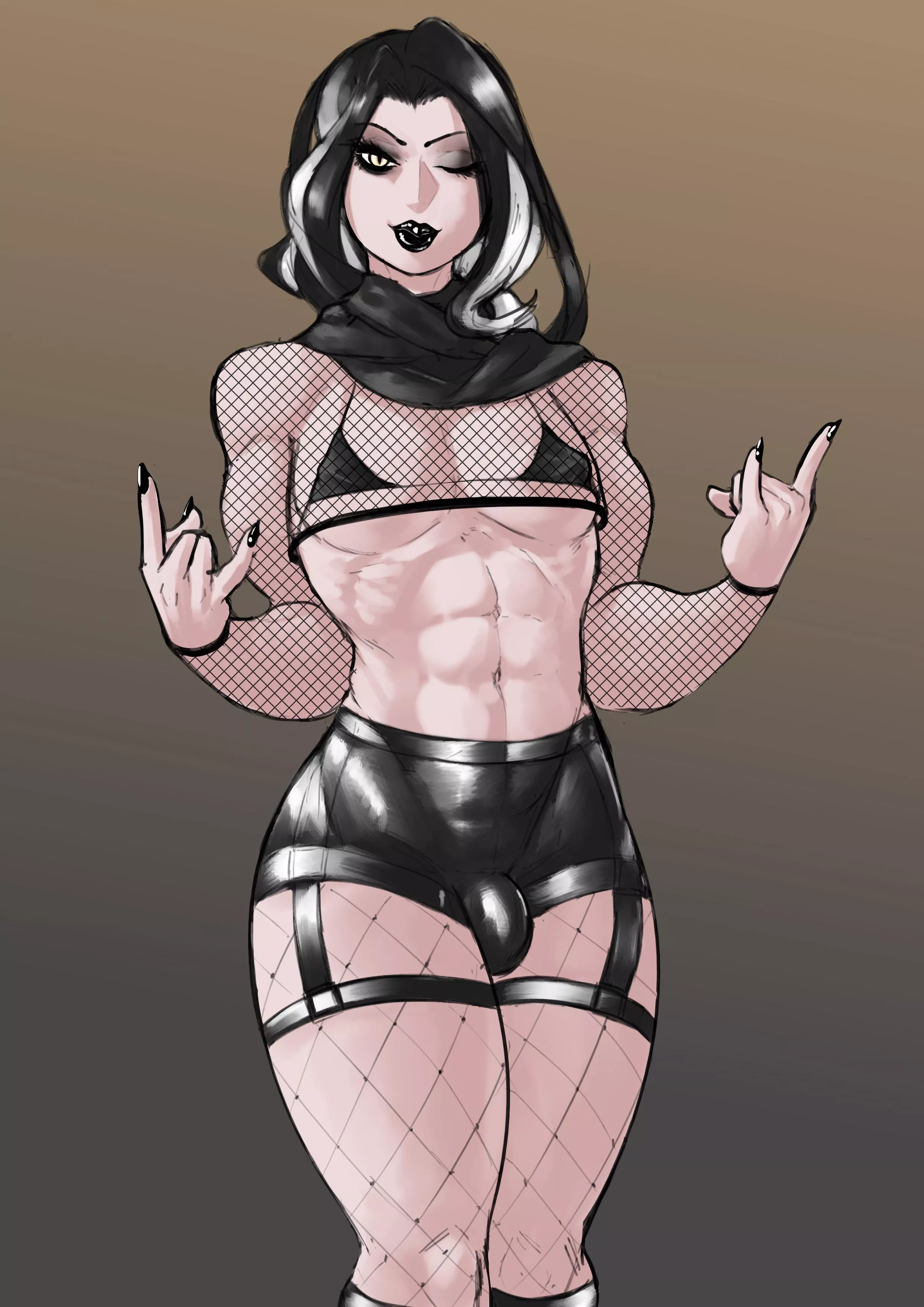 Musculae Goth Femboy’s love or join them~ ( if wanna rp dm me)