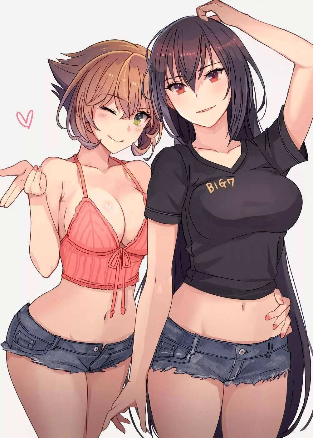 Mutsu & Nagato (Kancolle)