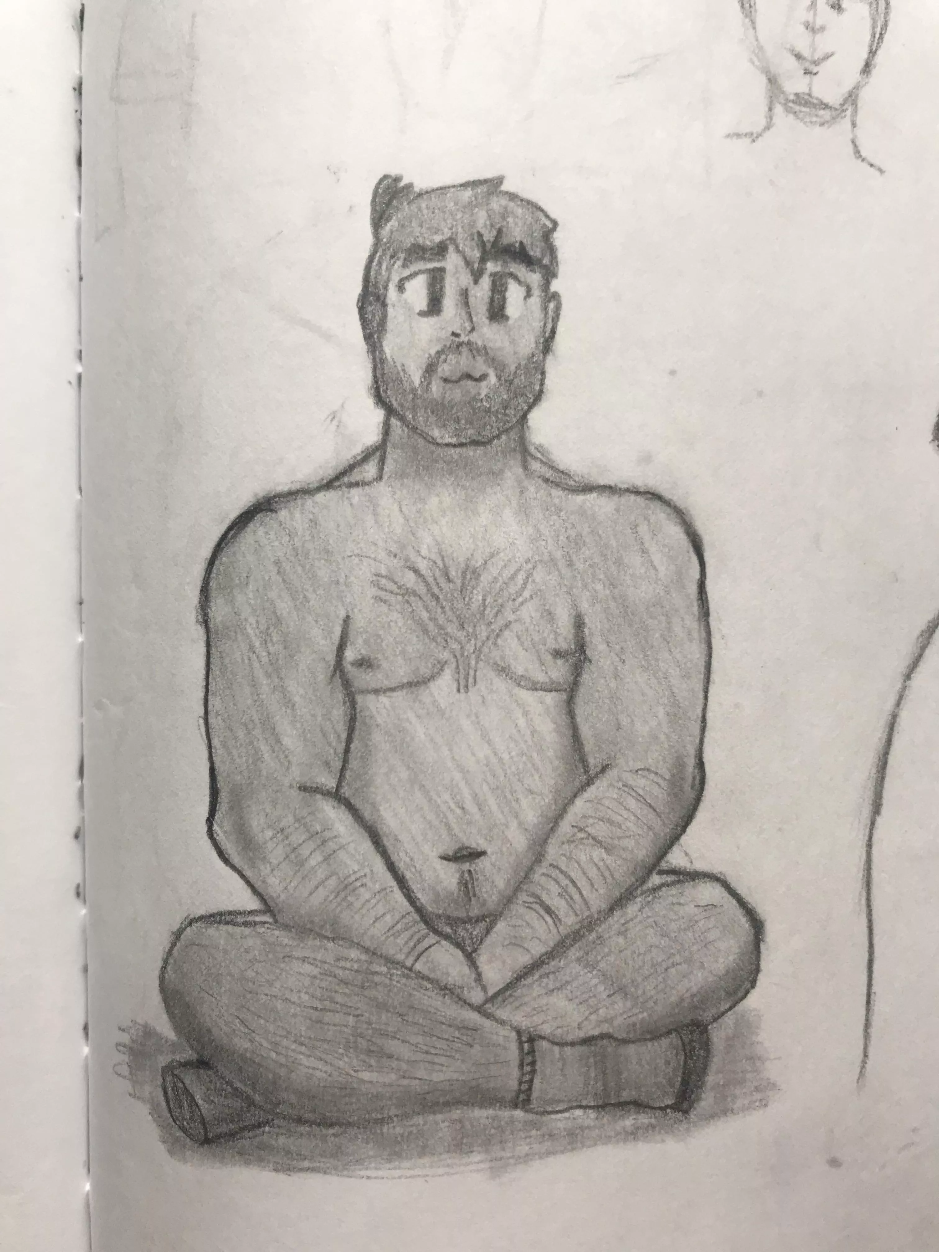 My 4th attempt at drawing bara art. Constructive criticism is always great.