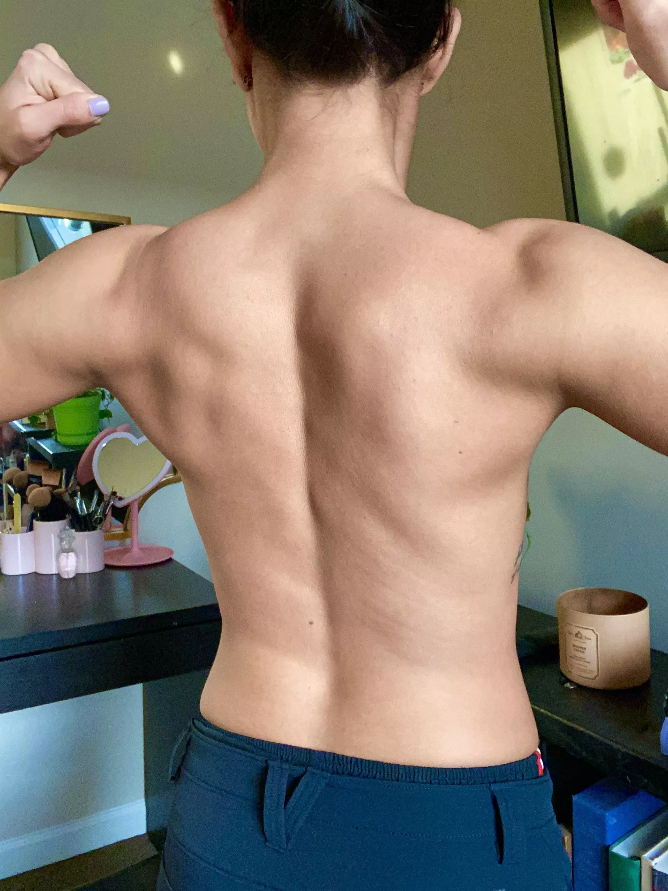 my back is coming along nicely