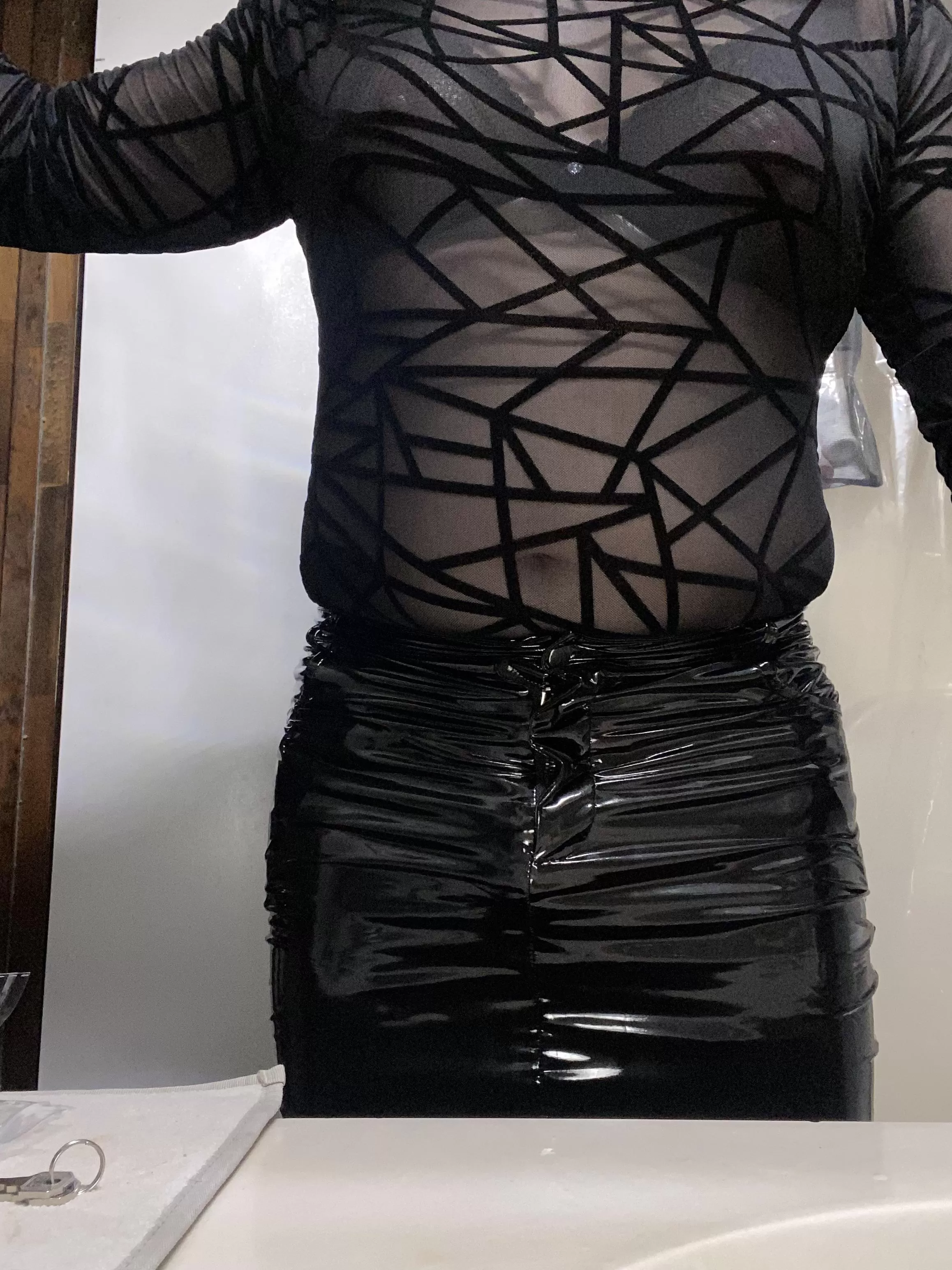 My bdsm mistress wanted me to post this…how I look tonight before she fucks my pussy