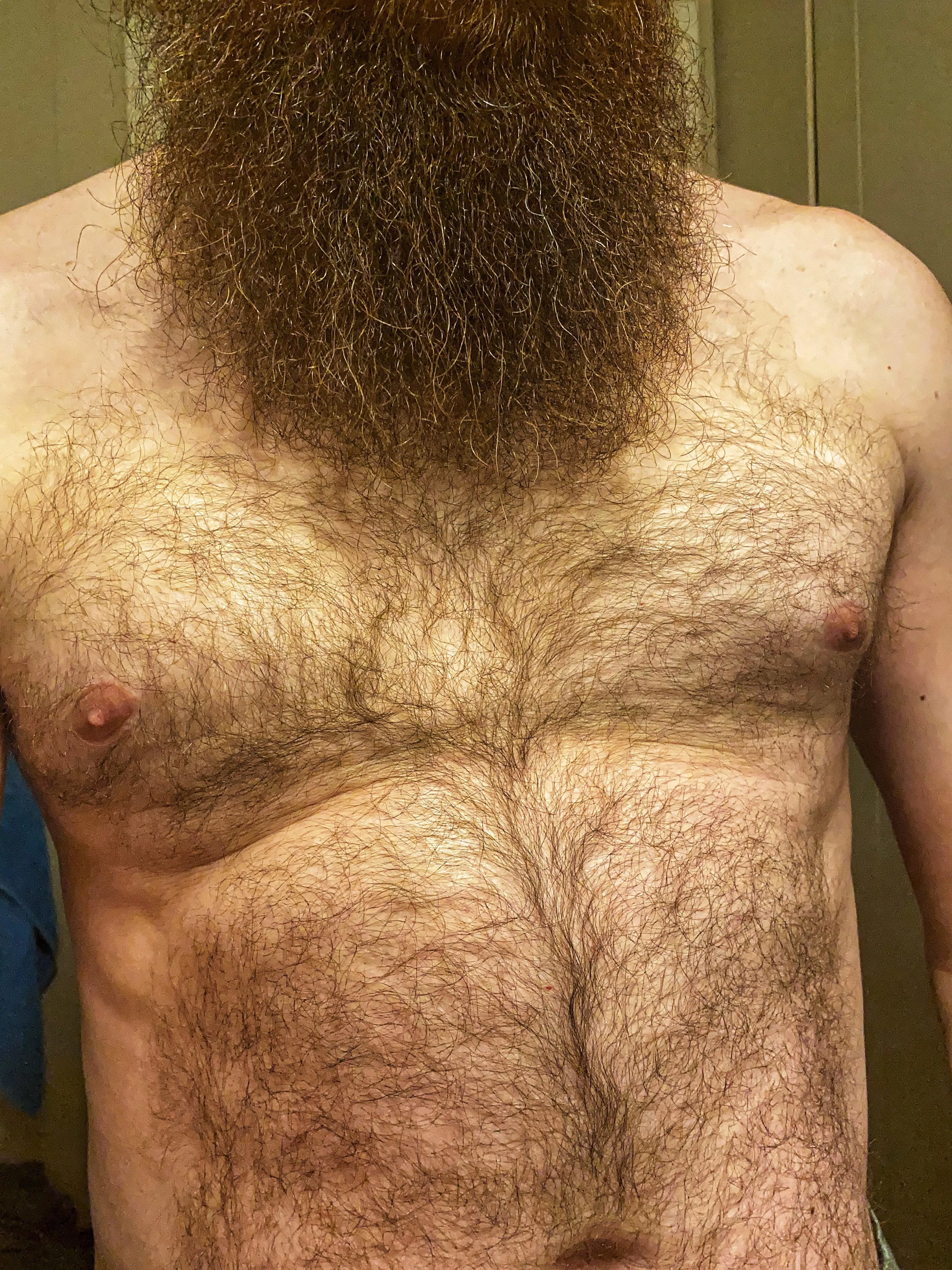 My beard is long enough to be chest hair.