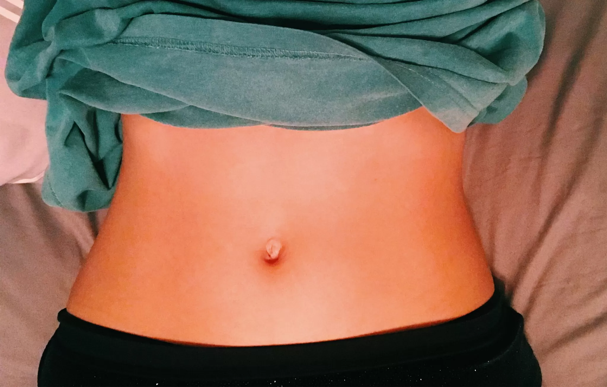 My bellybutton, all moved into the UNC dorms :)