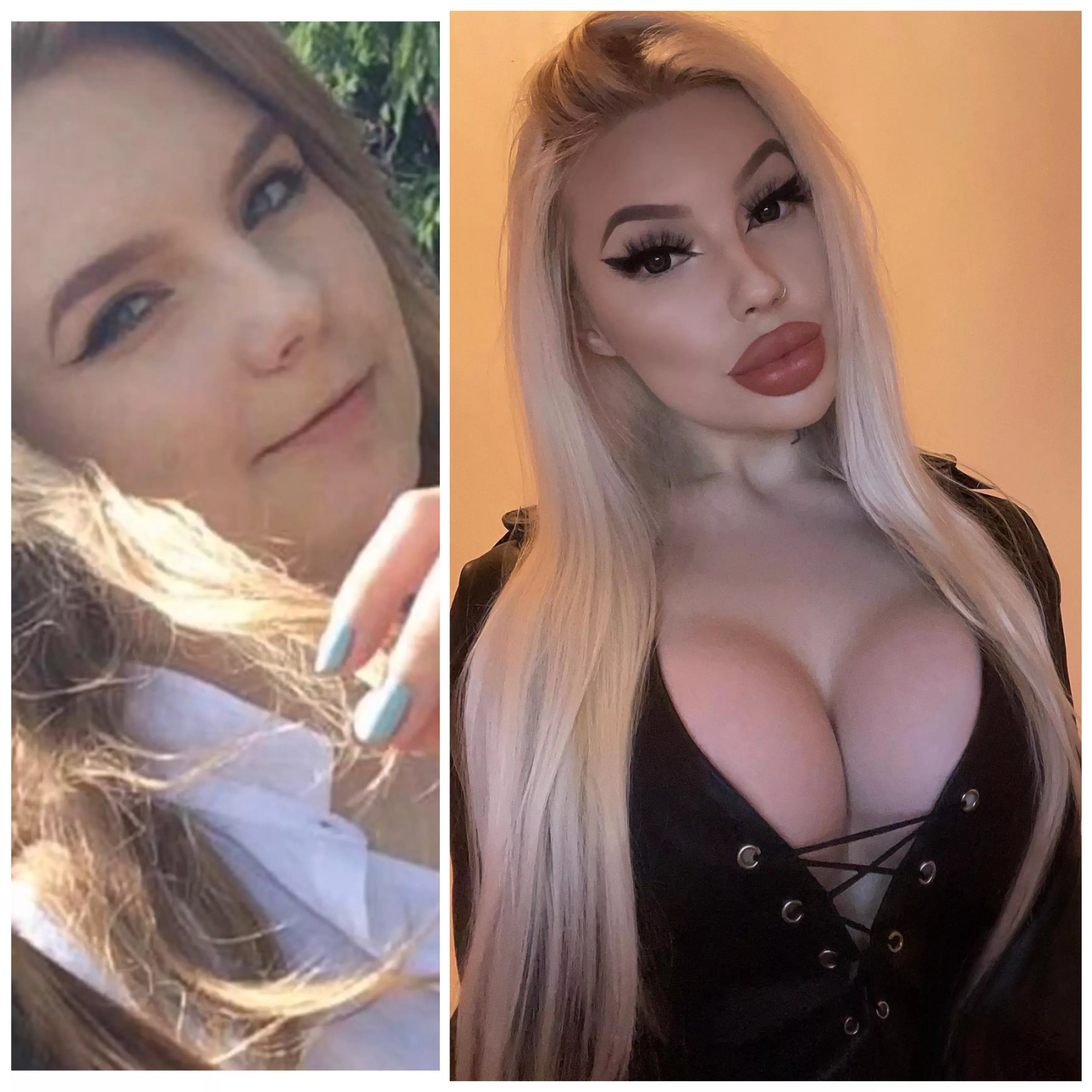 my bimbofication😈🔥 18 vs 21 😱 i’m obsessed😍