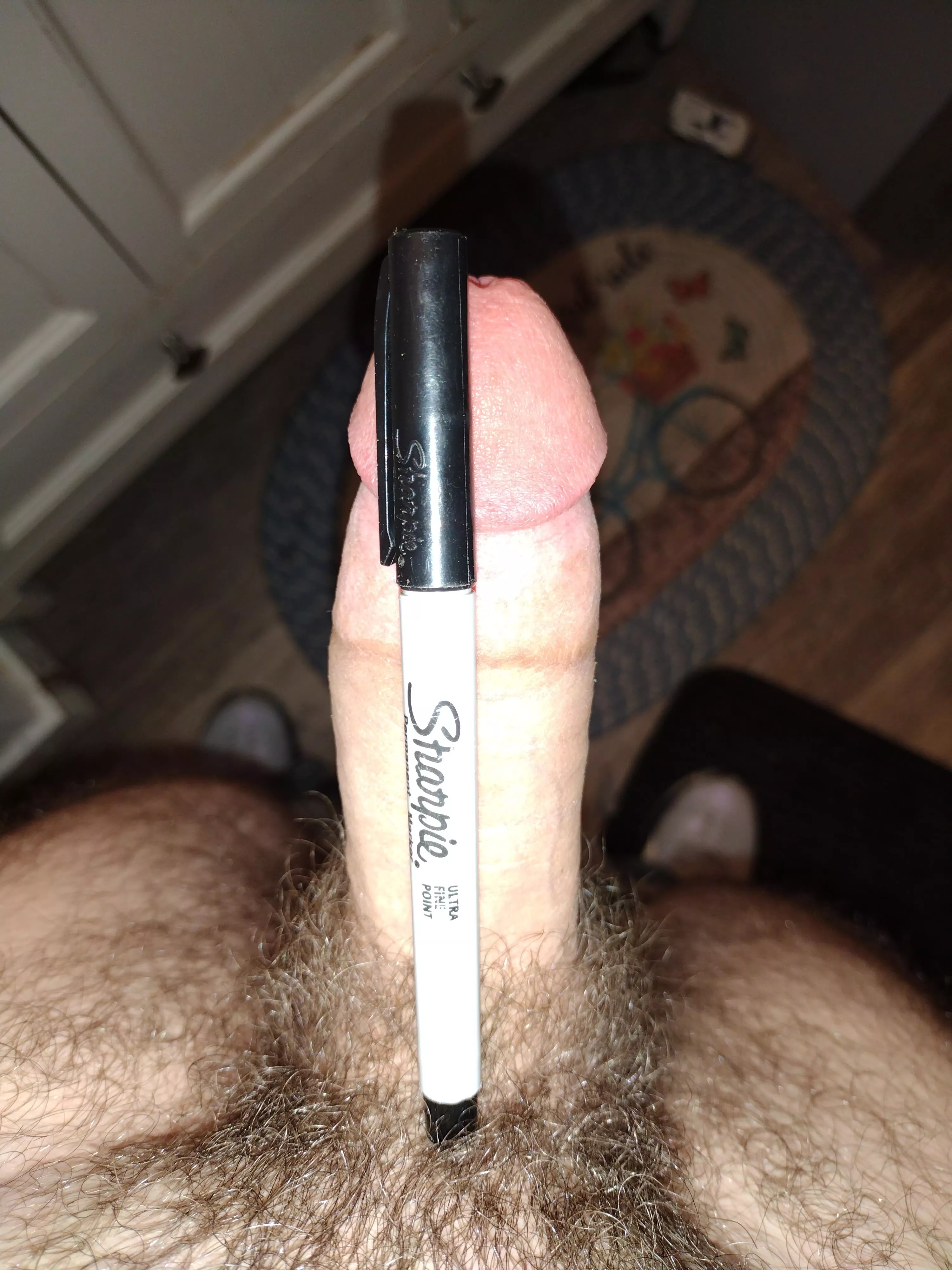 My cock compared to a sharpie