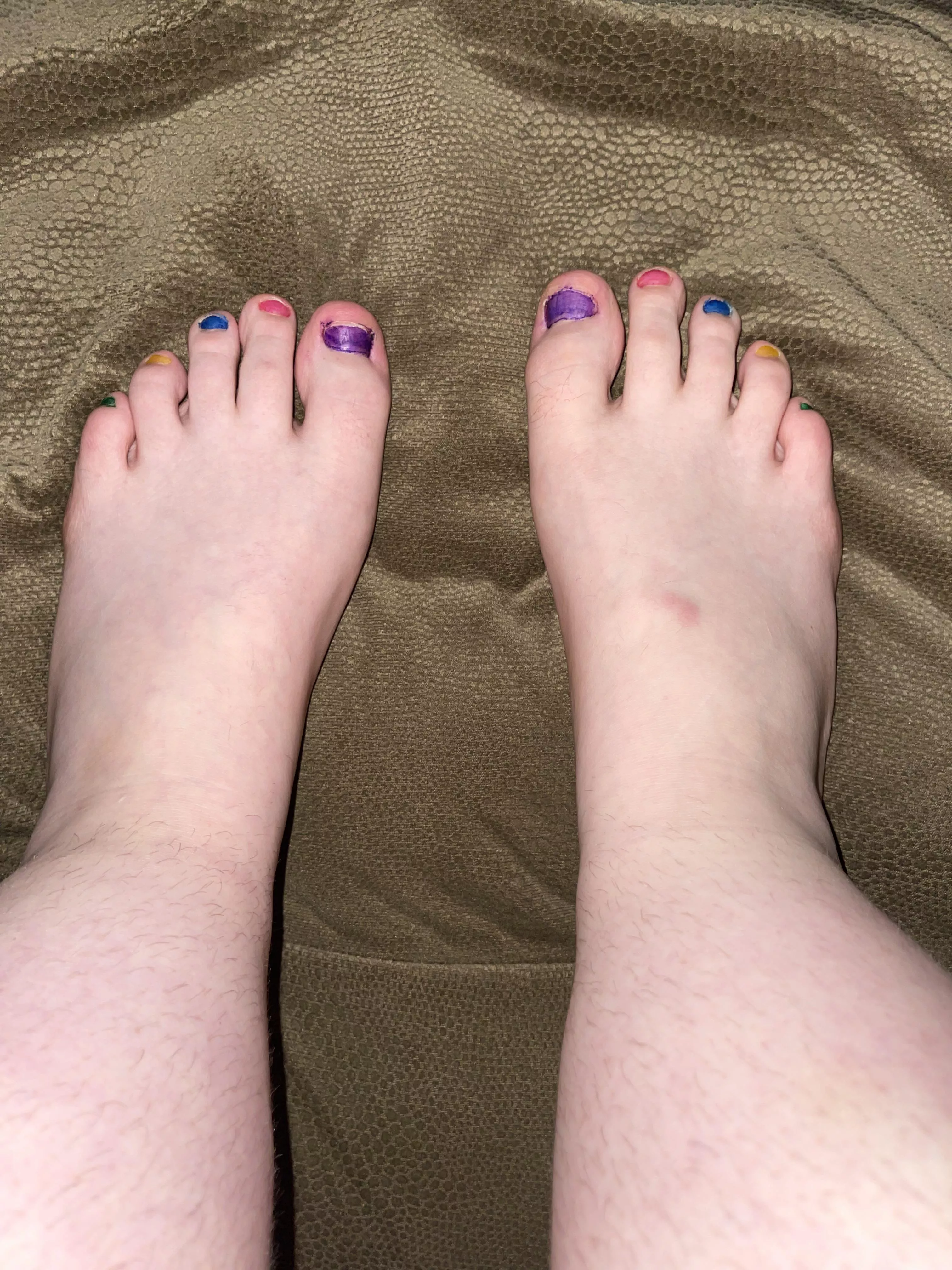 My colorful toes(m18)