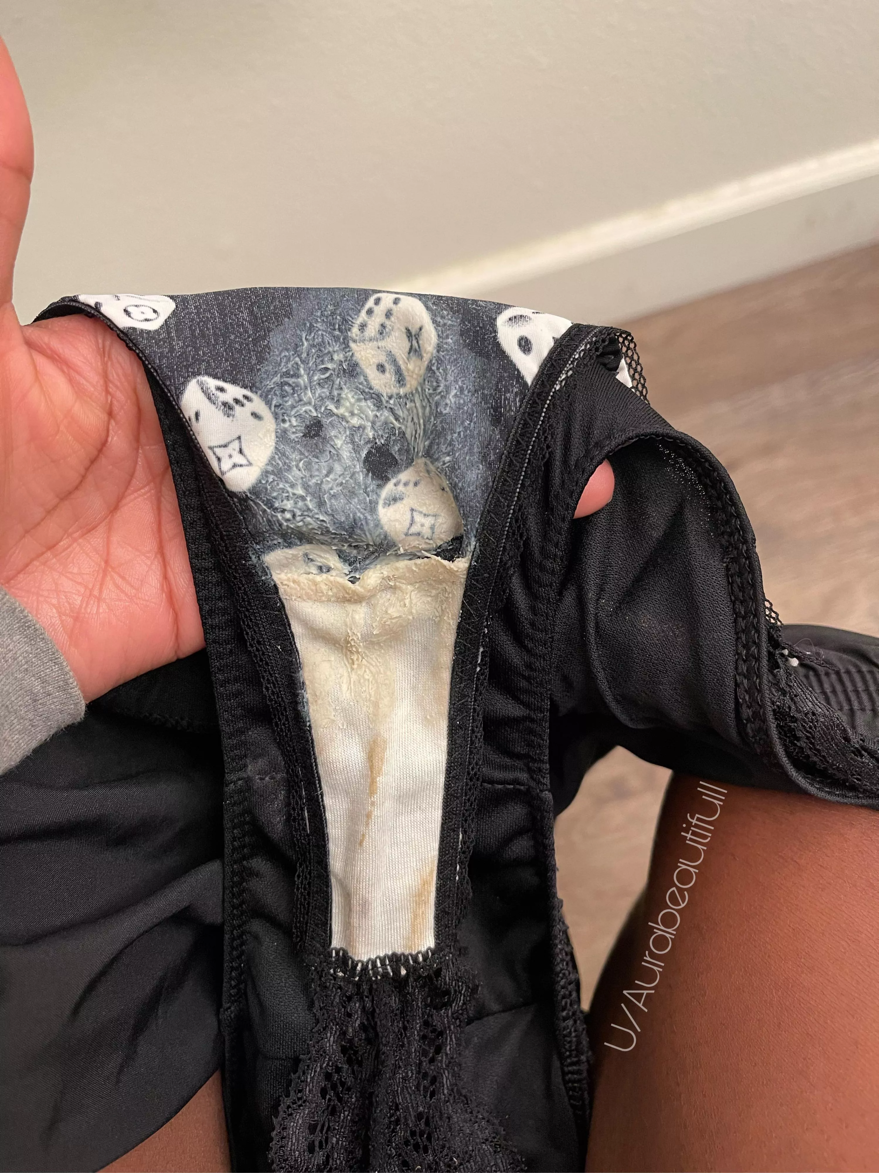 My creamy , sweaty panties after a super long day🥵