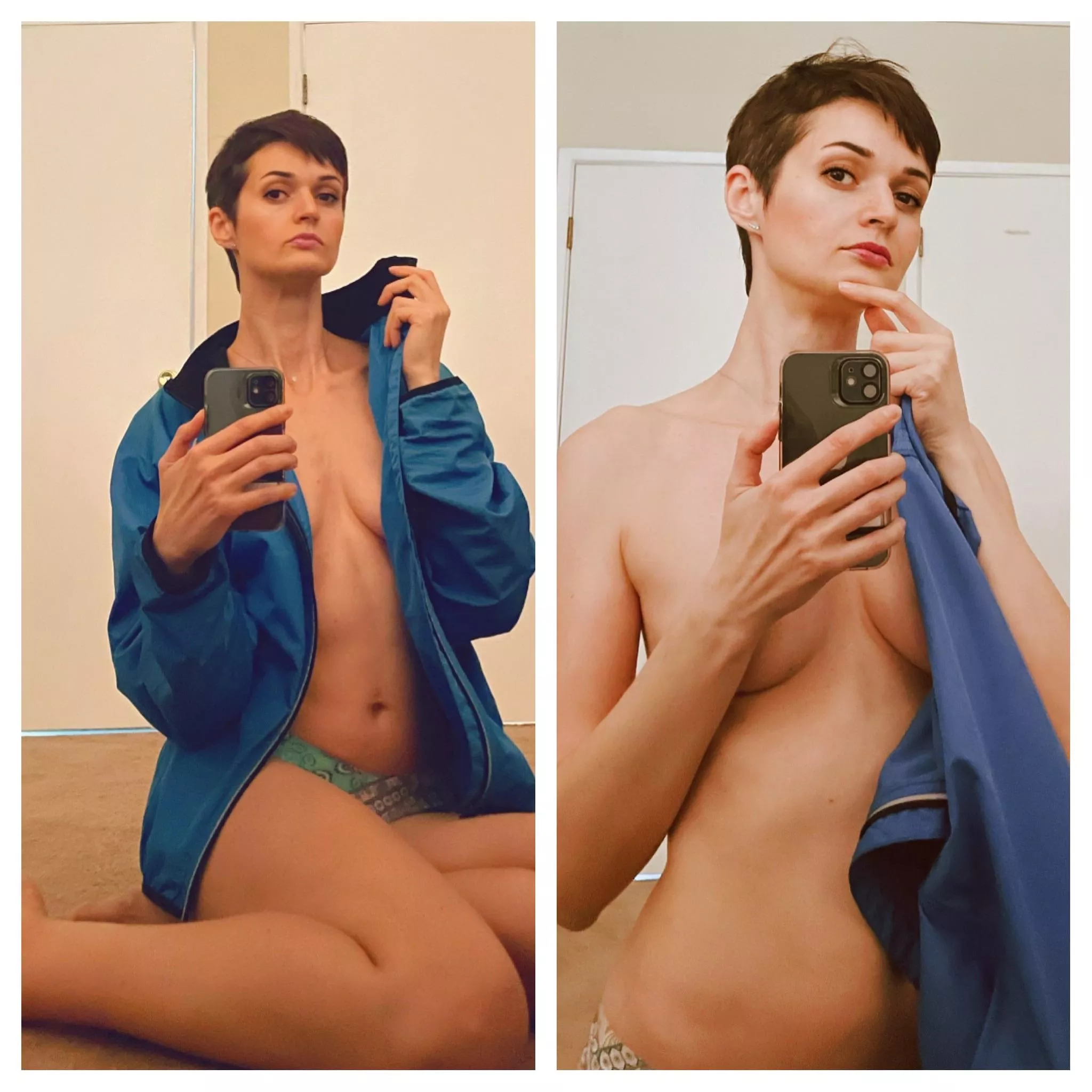 My ex wanted his jacket back, but I’m keeping it. Right?[F38]