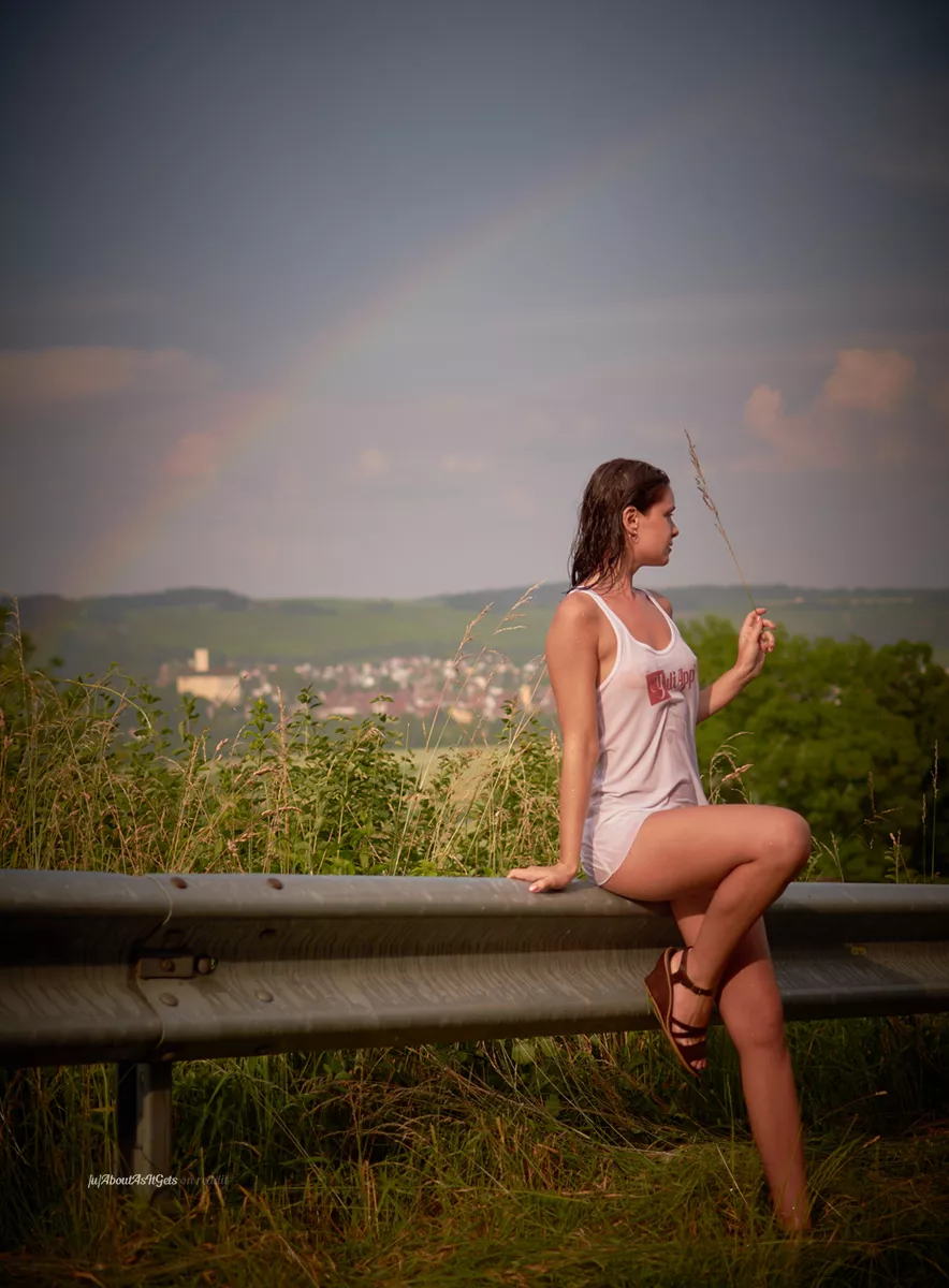 My favorite hobby was to go out in white dress or shirt right before rain is expected.