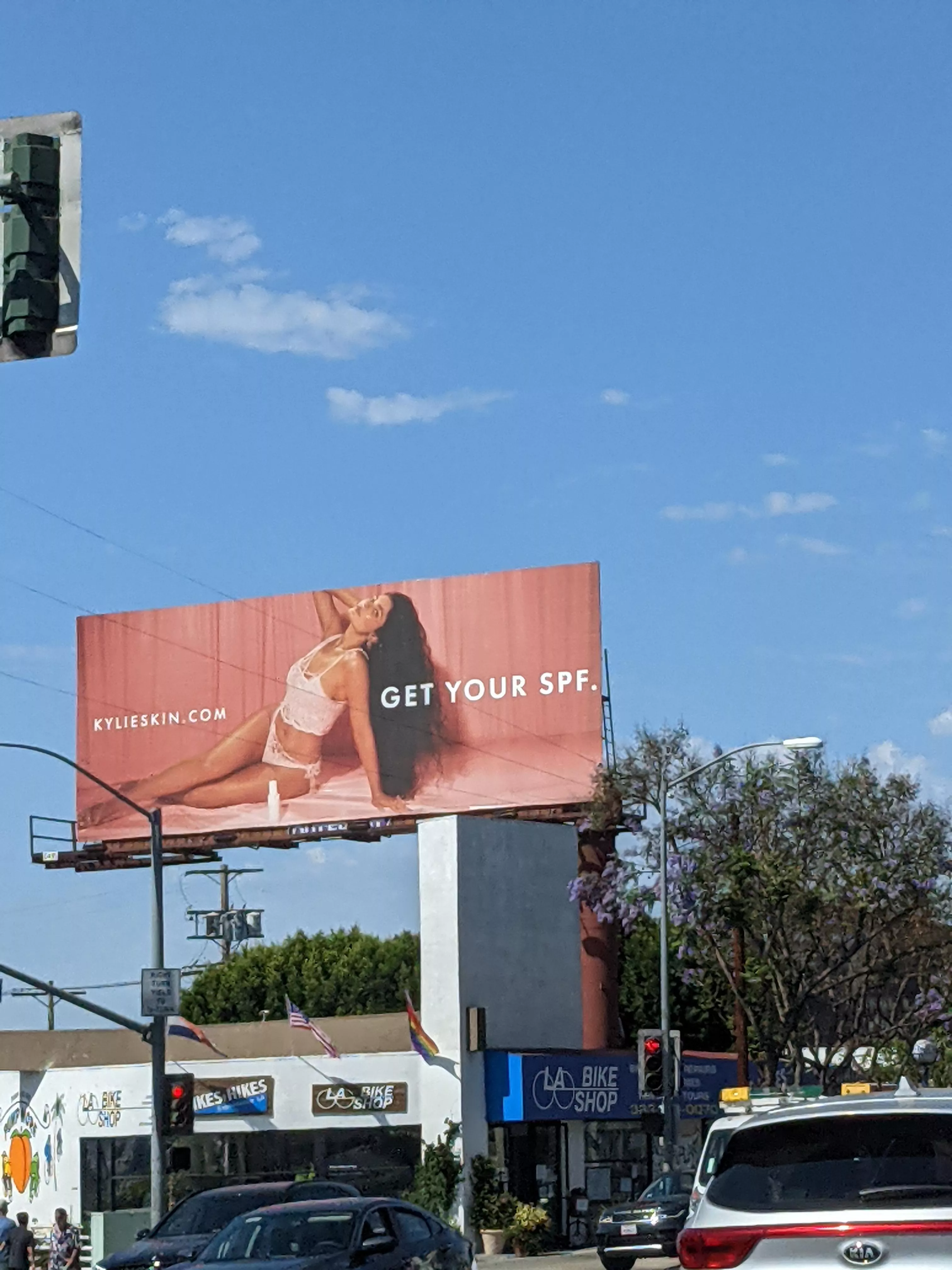 My favorite intersection in all of Los angeles, it's a new picture of her about every 6 weeks