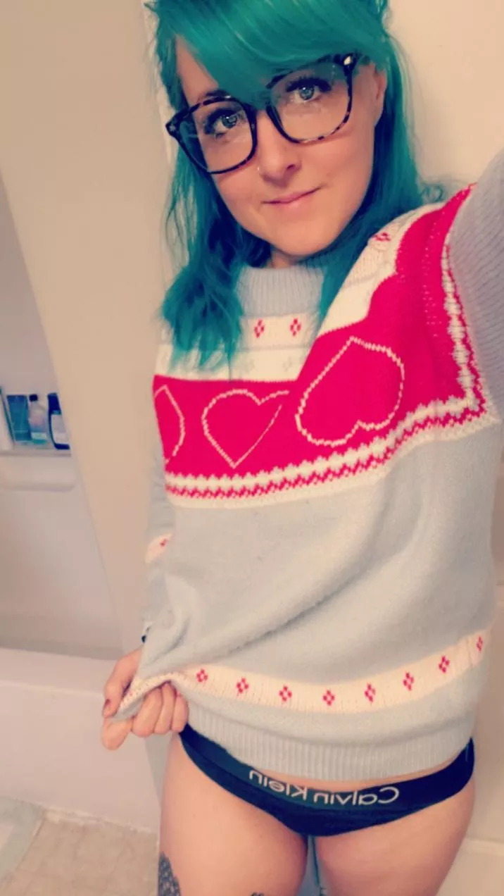 My favorite sweater. ❤️💙❤️💙