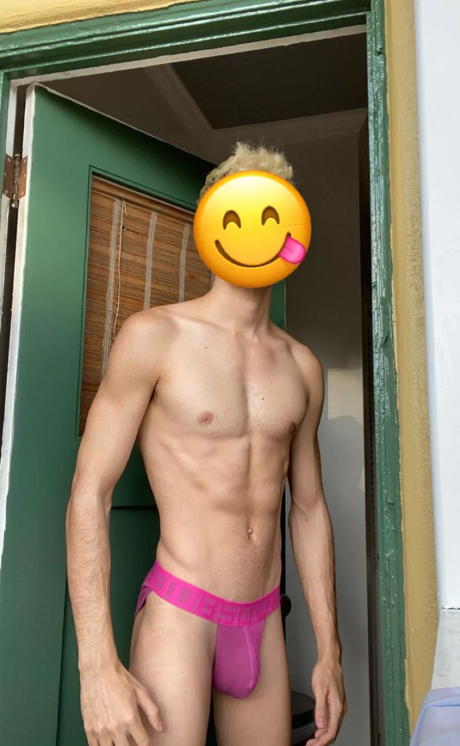 My first pink briefs