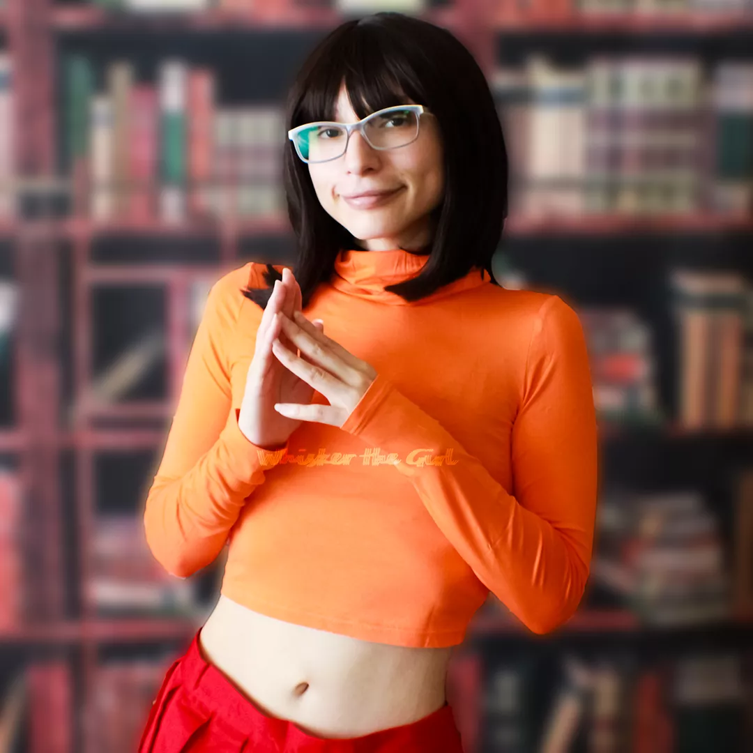 My first time as Velma, I used my own glasses c':