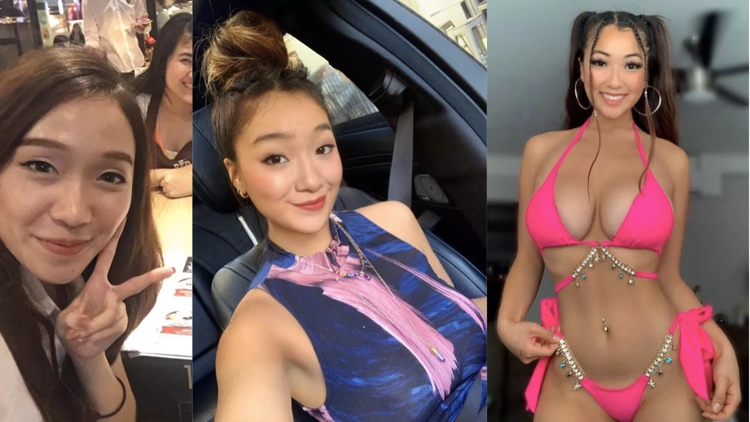 My friend, over the years, as she went from asian dick to black cocks