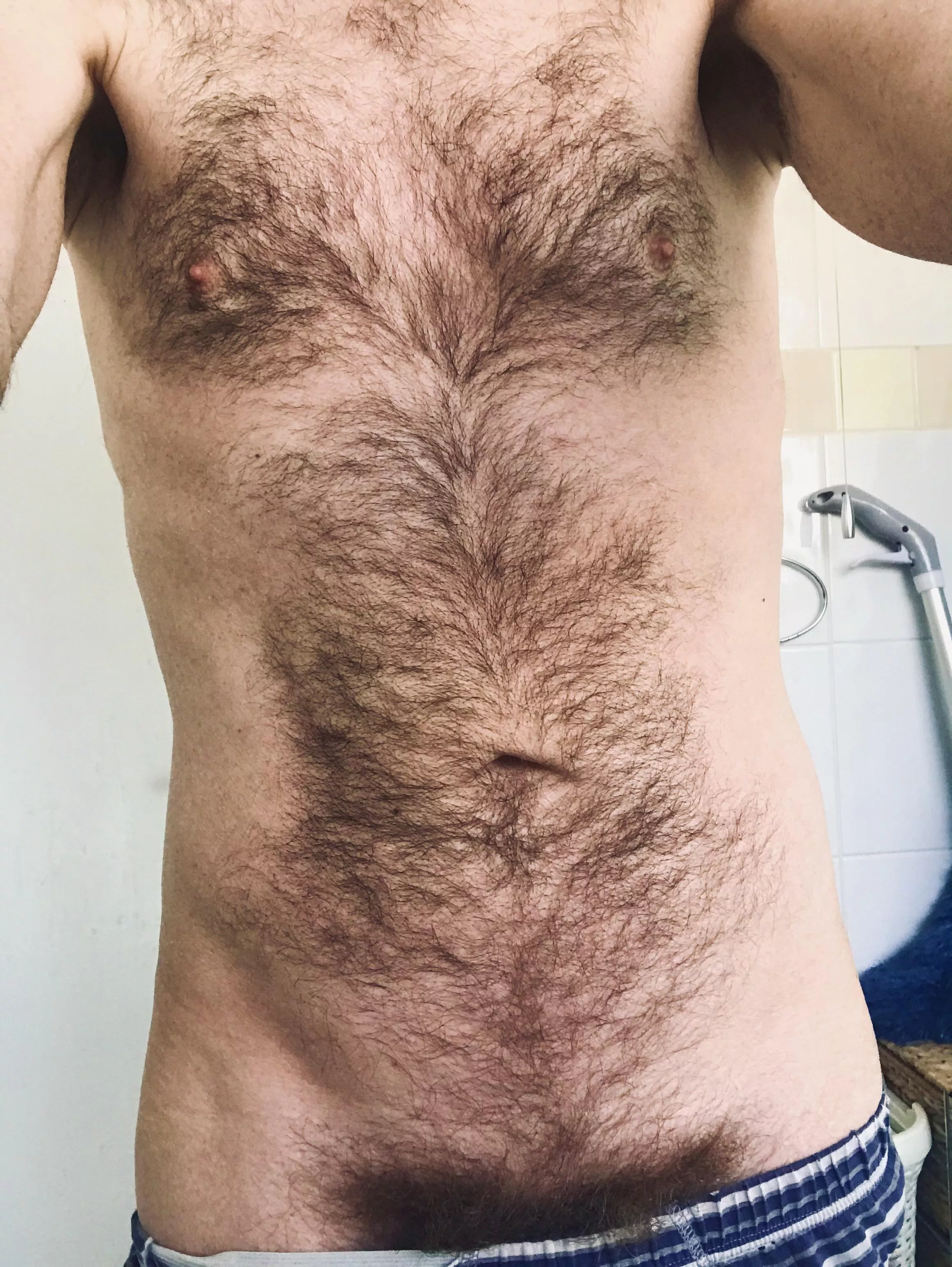 My hot hairy chest.