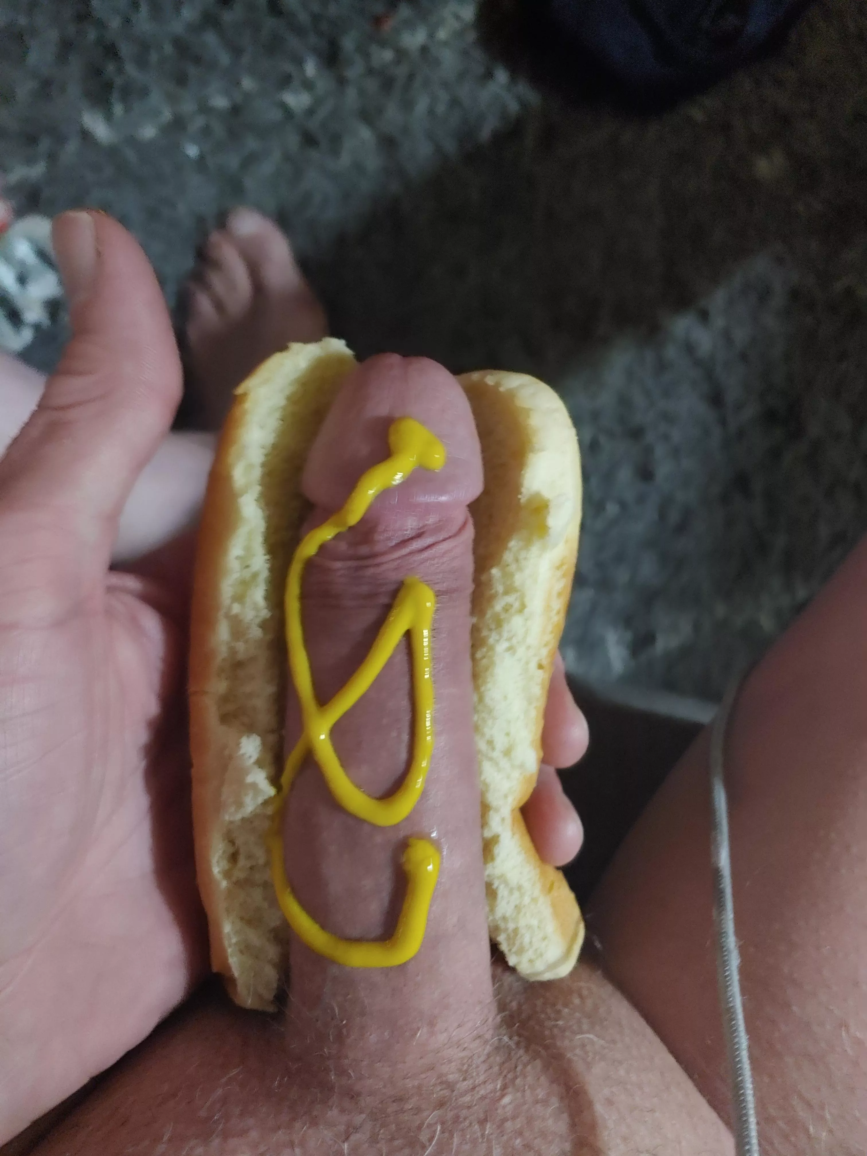 My hotdog,you hungry