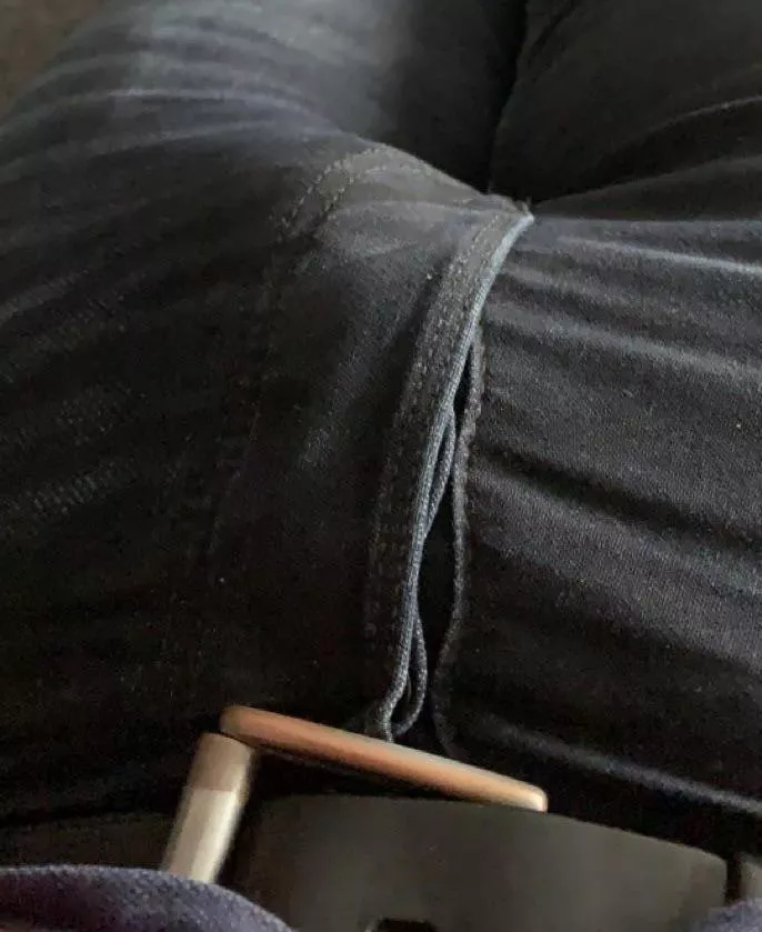 My jeans bulge