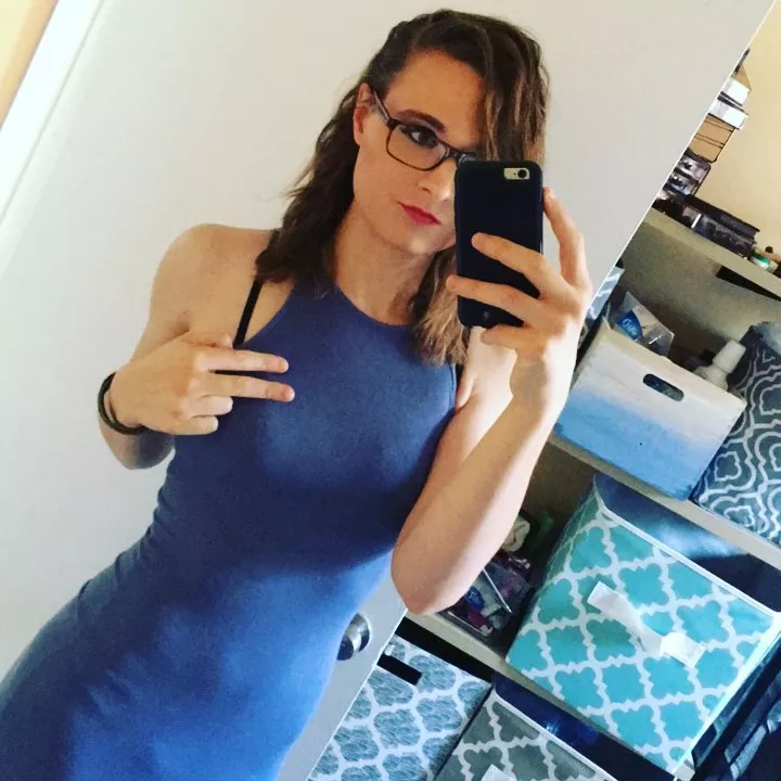 My little blue dress