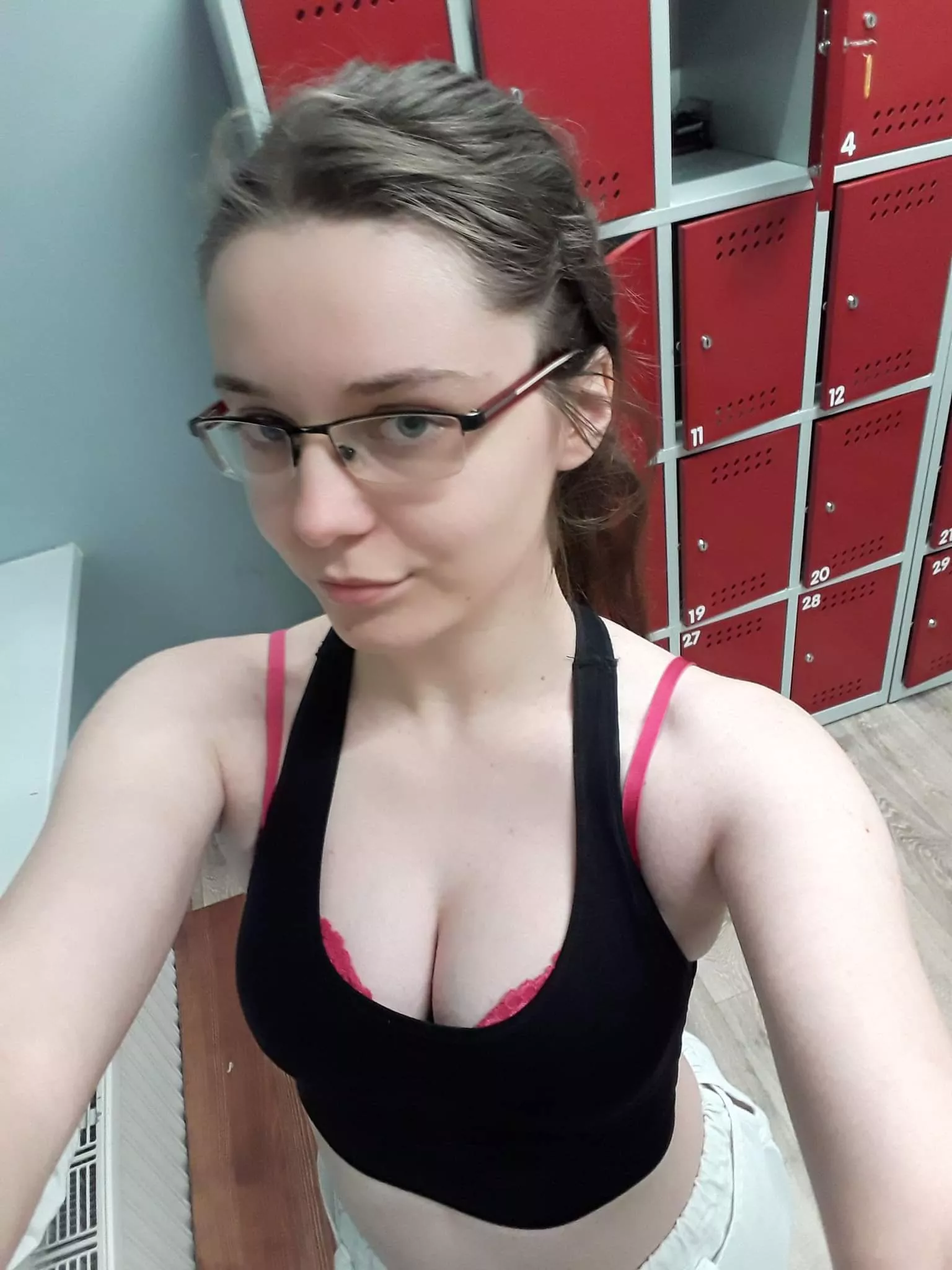 My little cleavage after training