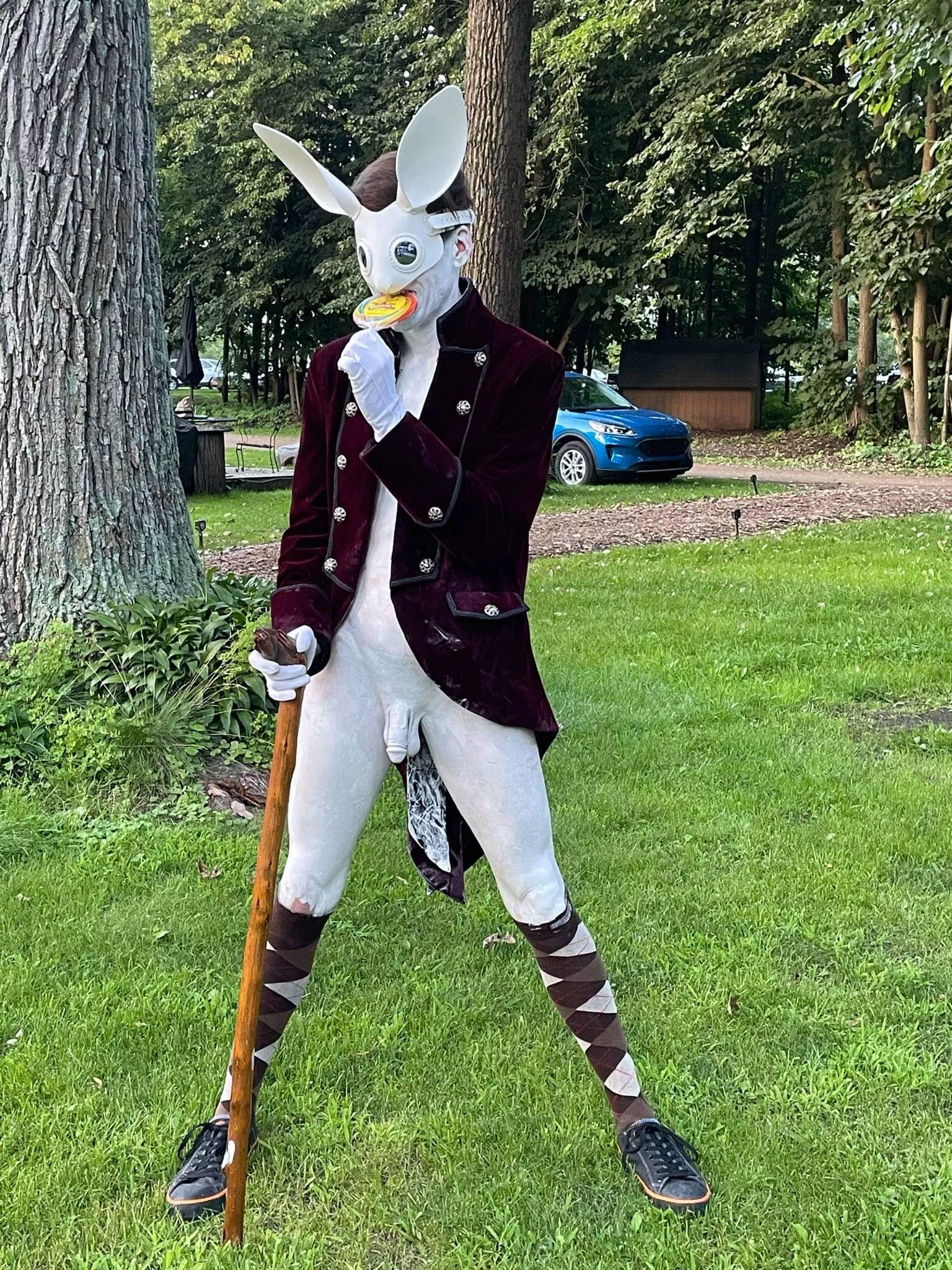 My March Hare look for the 'circus' weekend at my campground.