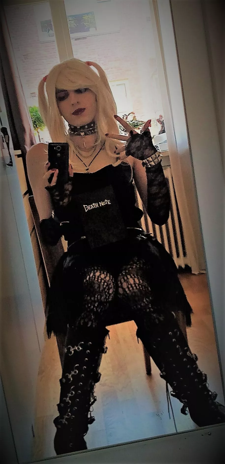 My Misa Amane cospay from the last year (with my old phone so sorry for bad quality)