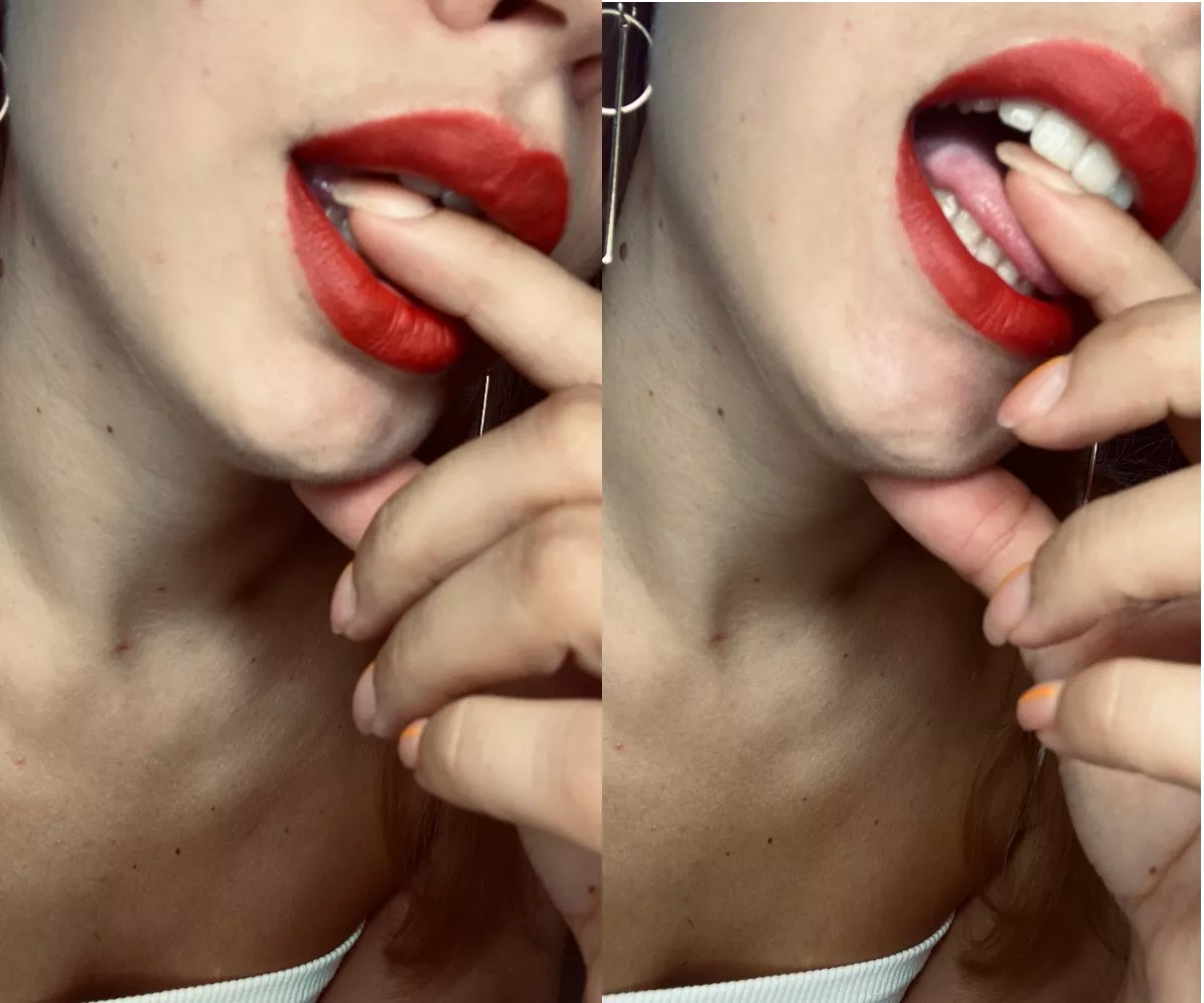 My mouth is waiting for your sweet cock.💋🍌 i will drive it with my tongue and lick your cum when you come right into my mouth.👅💦 click on the link below