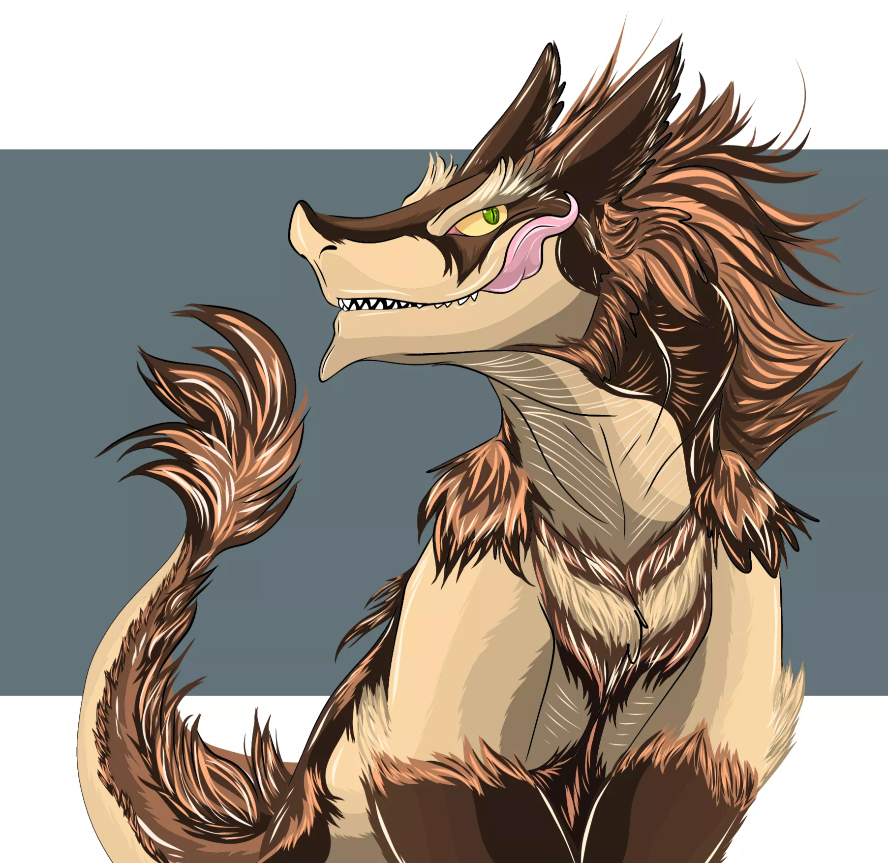 My new Sergal Tai! Made by my gf Kitchi Drachenblut