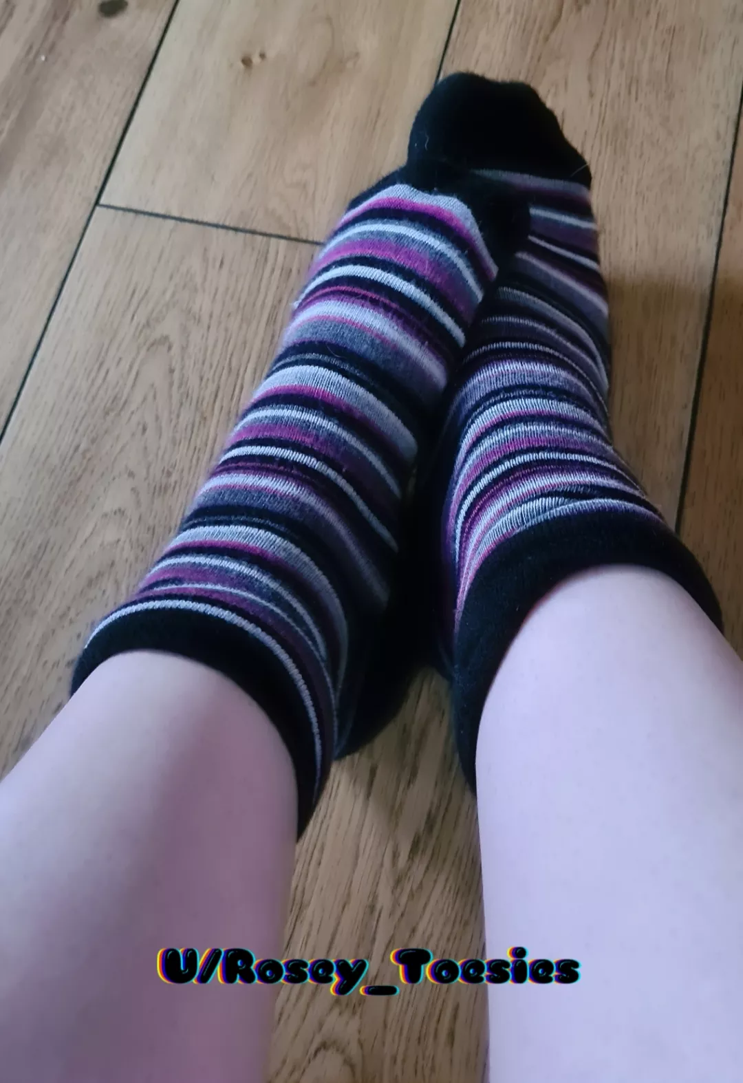 My new socks are so soft, want to feel? x