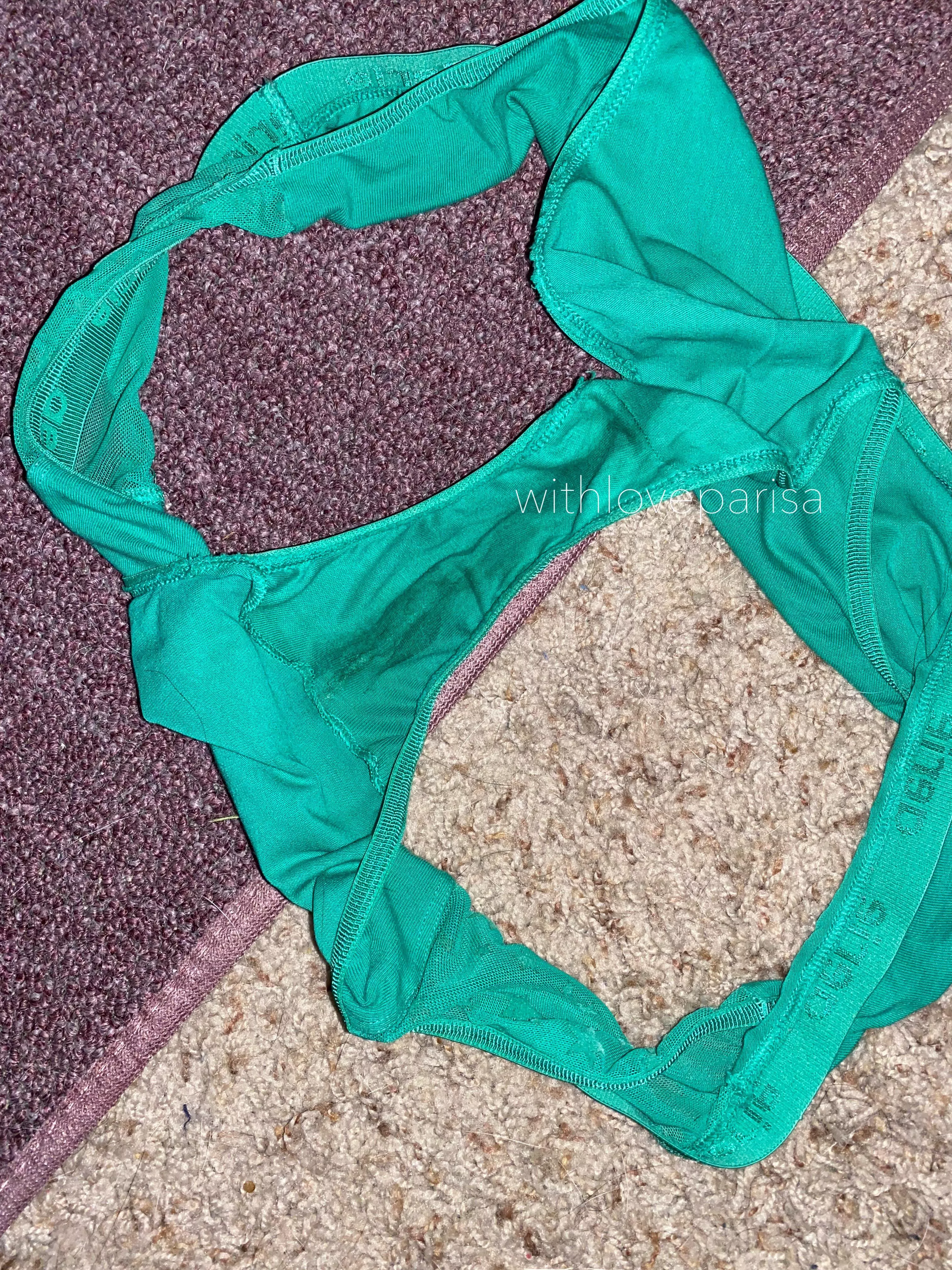 my panties after a long day of sitting at my office desk