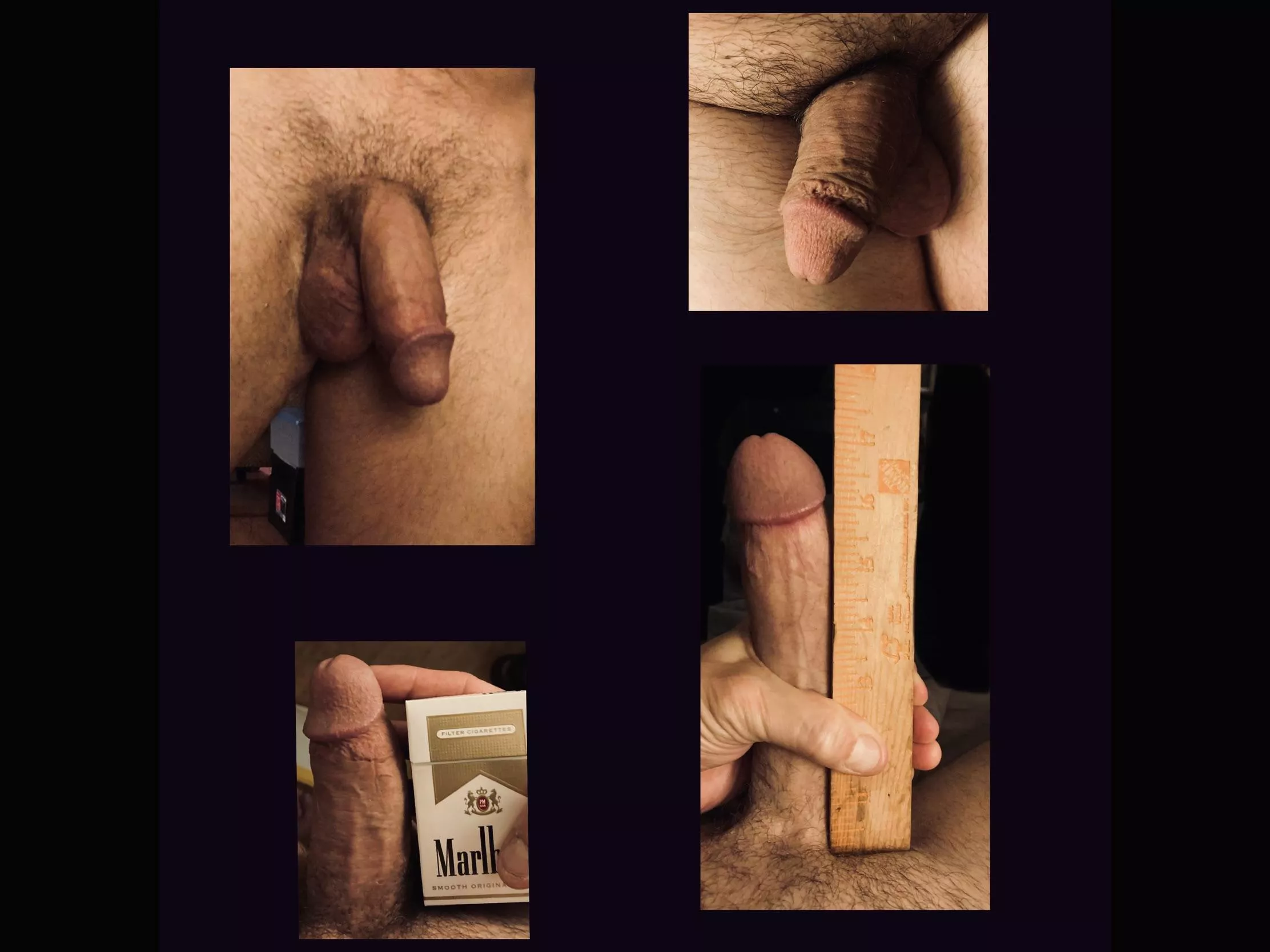 My penis is so variable. This is one night. I can show different girths later, but hard it’s about 5.25 inches in circ.