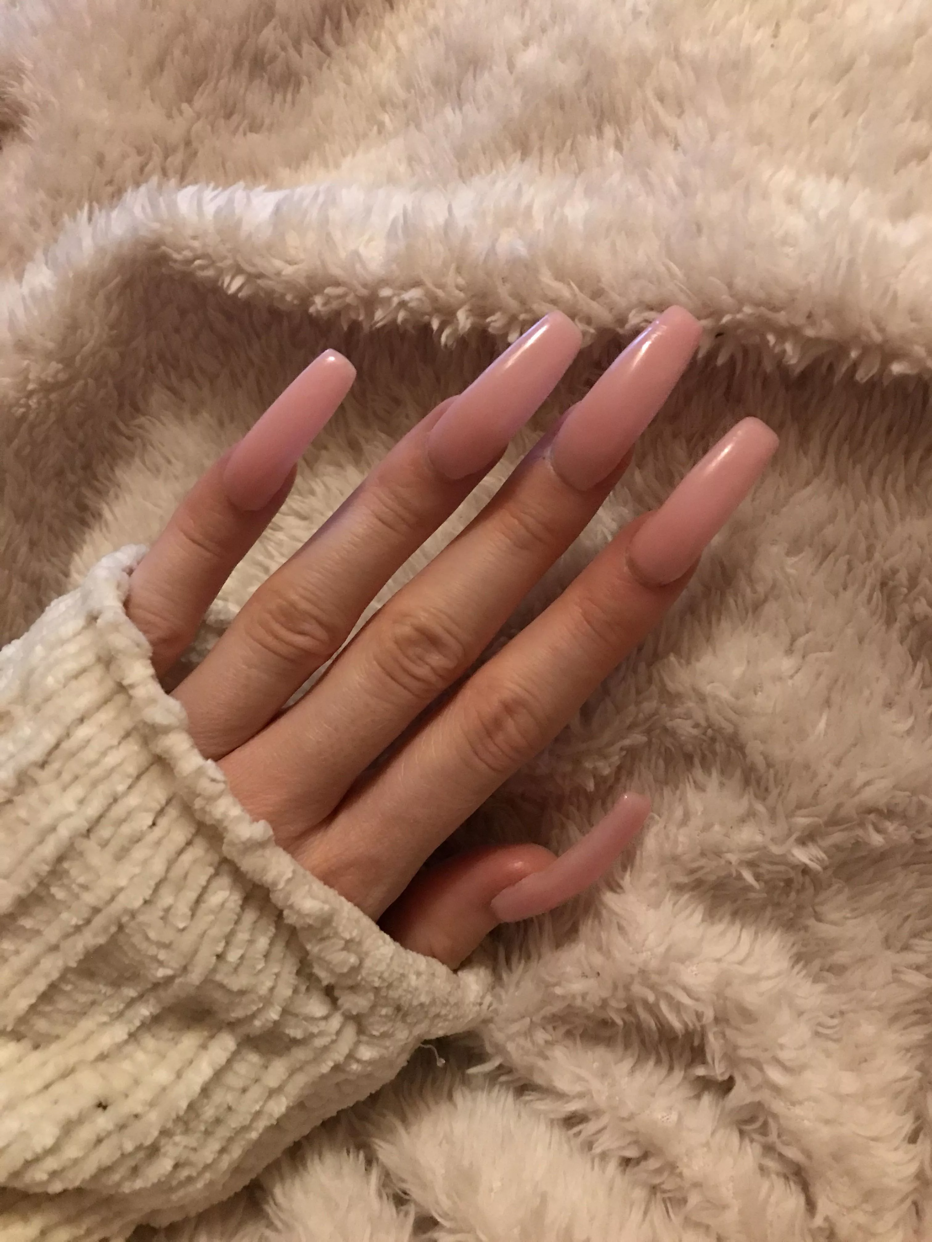 my pink nails👼🏼💕