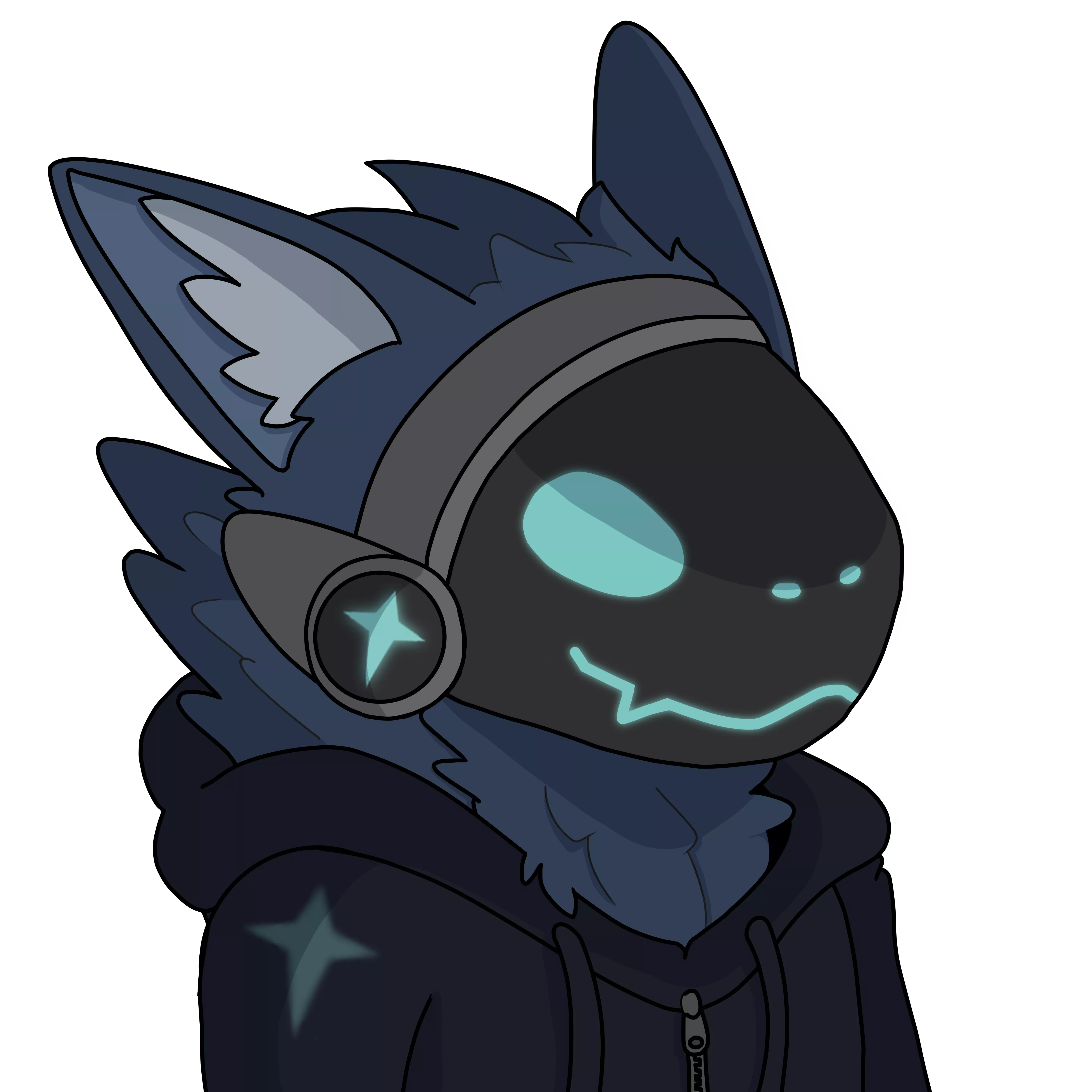 My proto boyo in a hoodie (art by me)