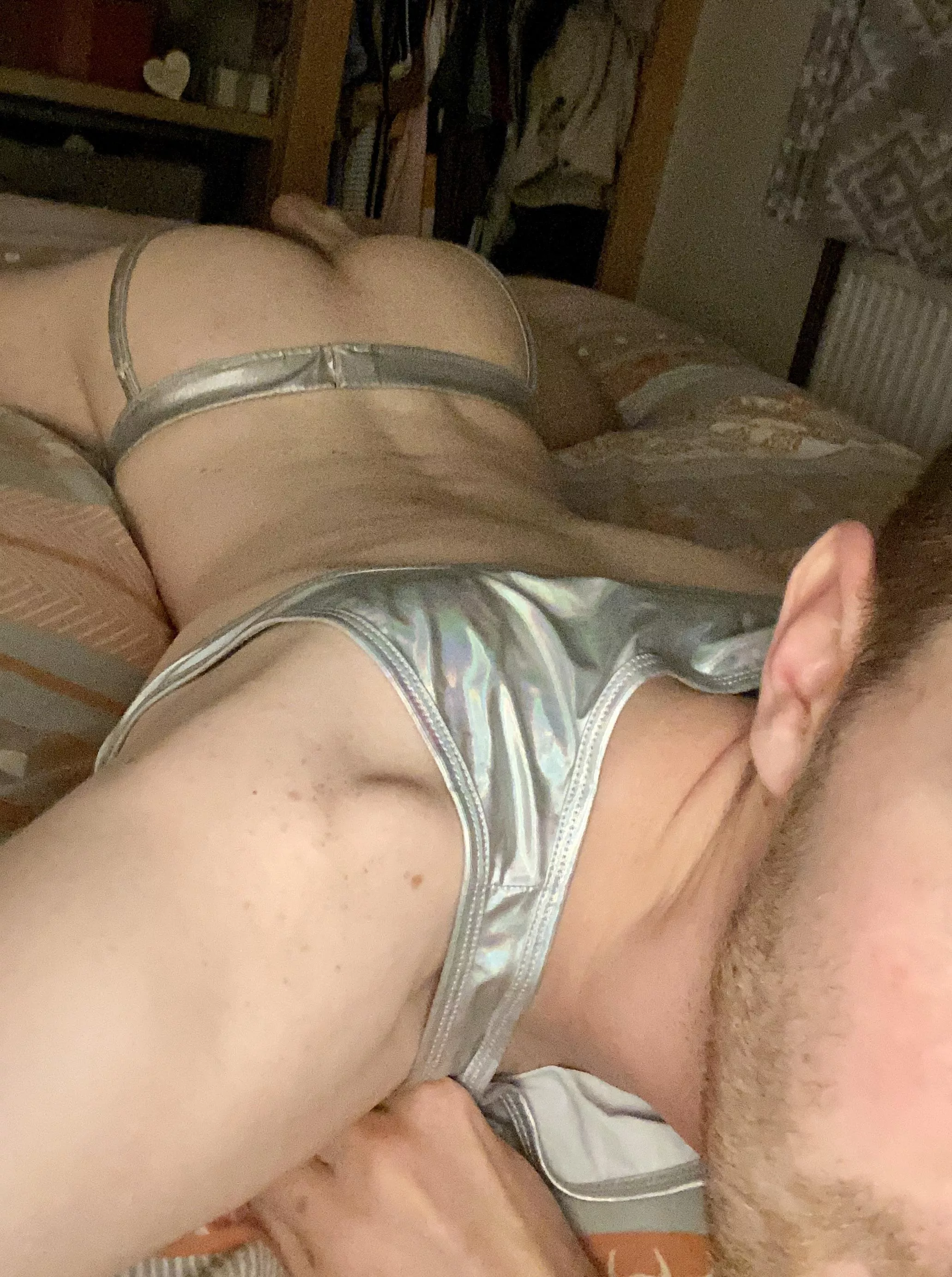 My Silver jock & harness