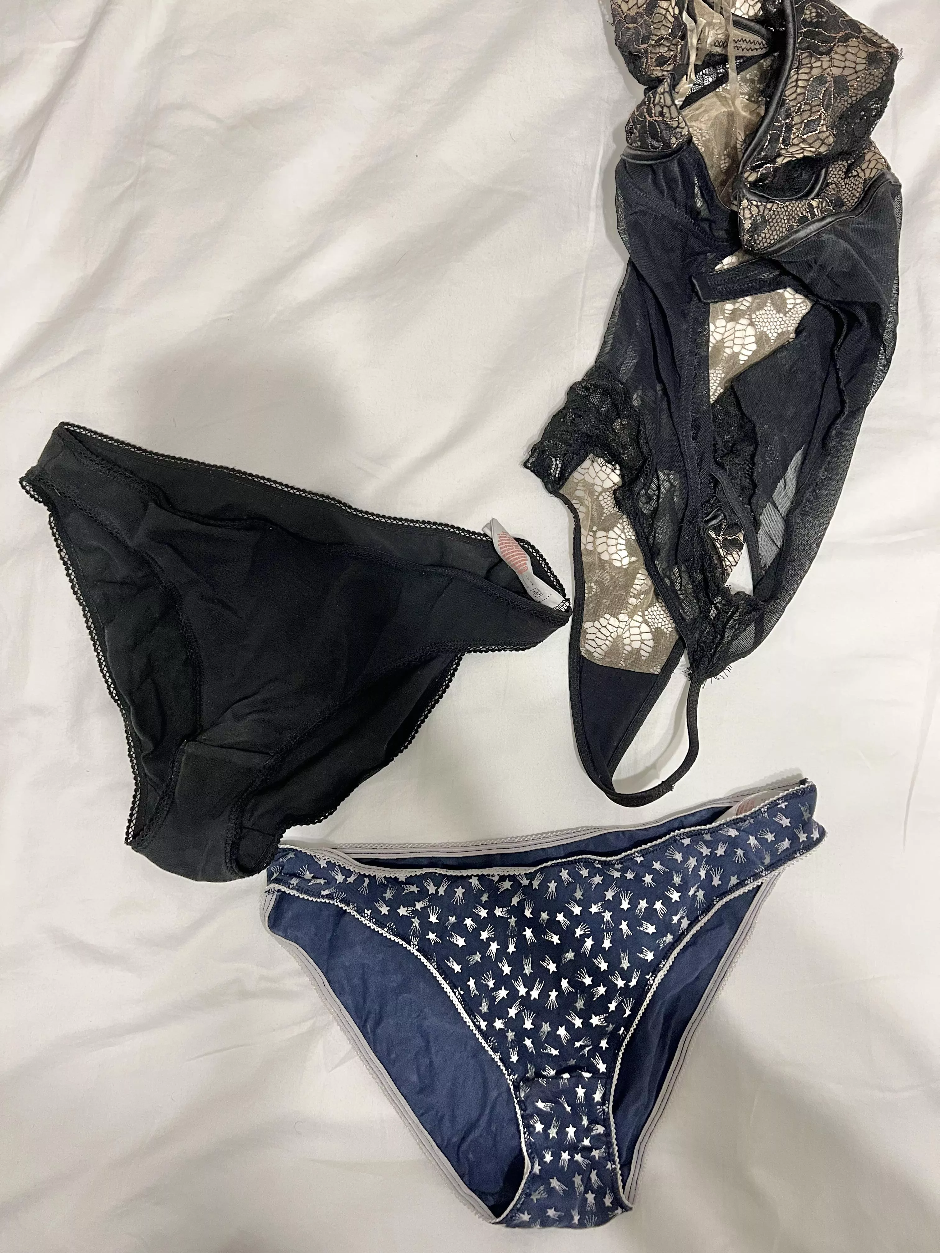 My sisters got her good girl panties and her cum whore lingerie