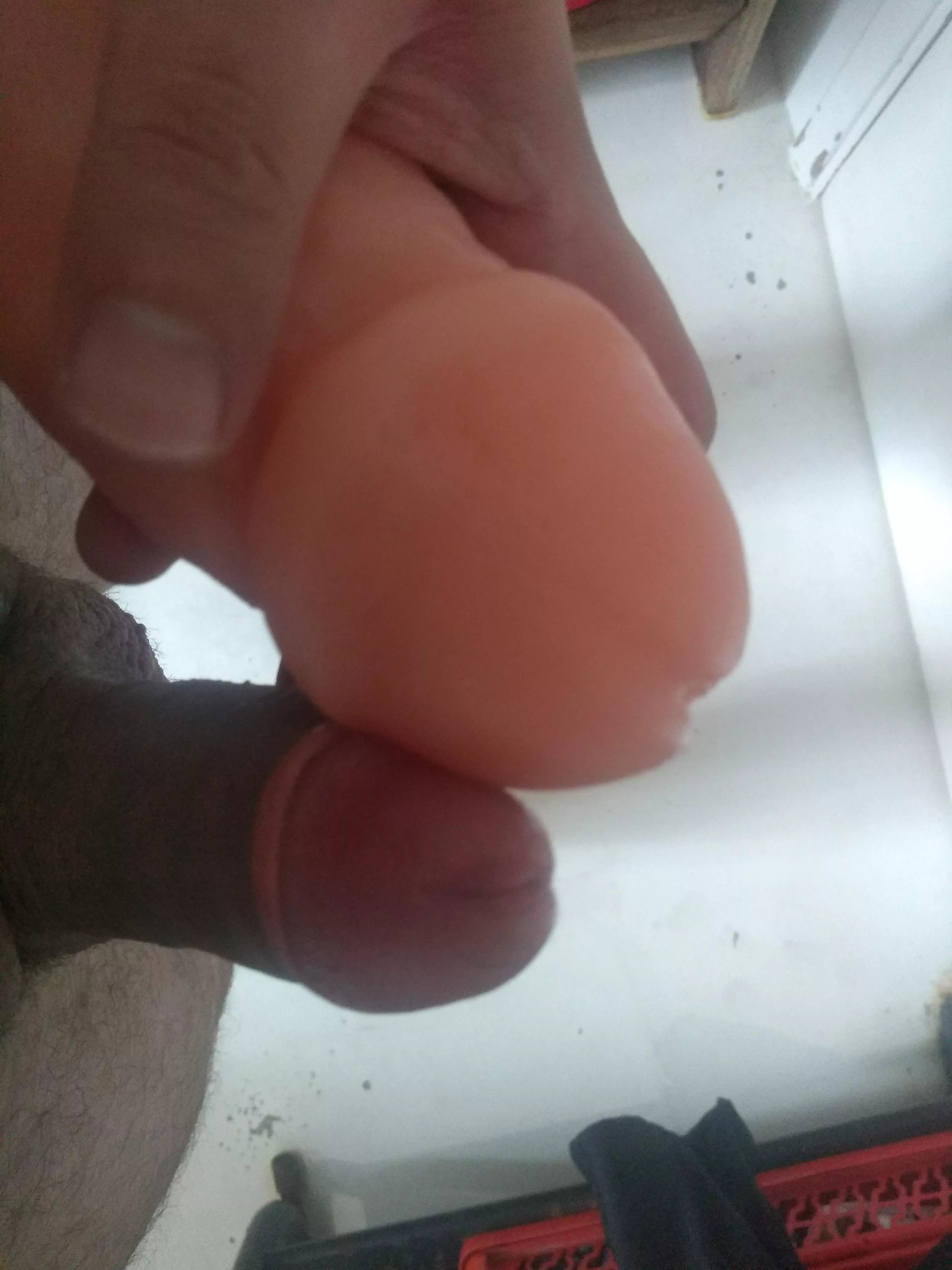 My small cock vs my smallest dildo