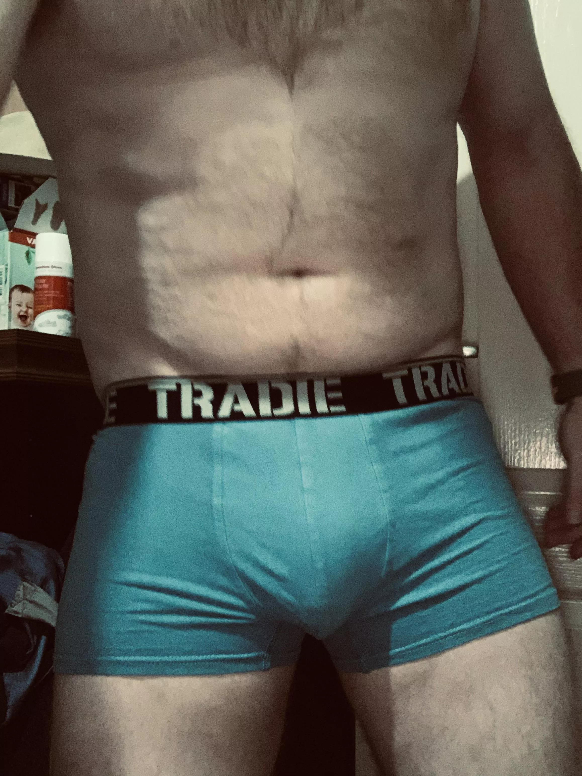 My soft alpha cock bulge.