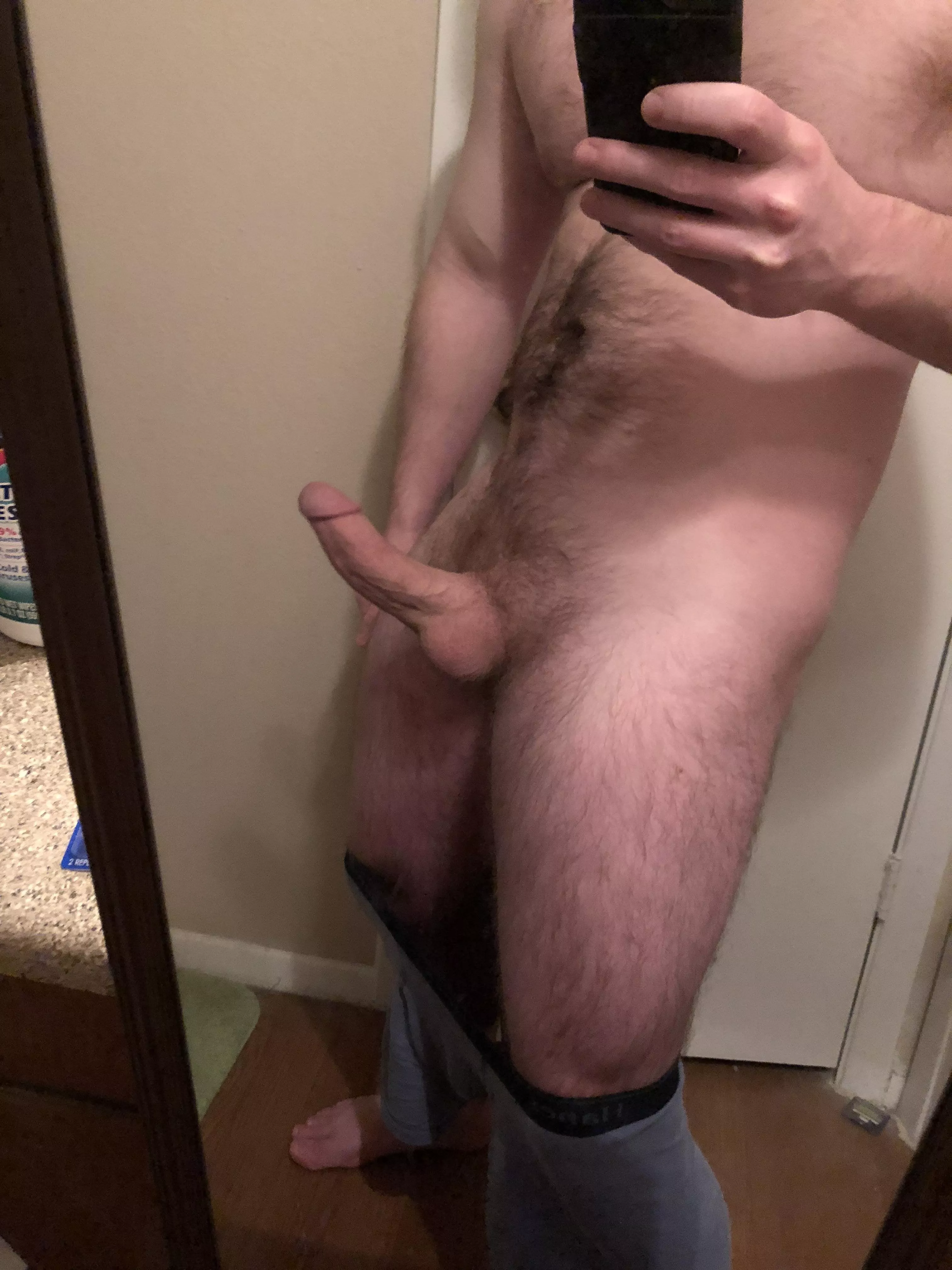 My soft cock did well here, how about my hard on