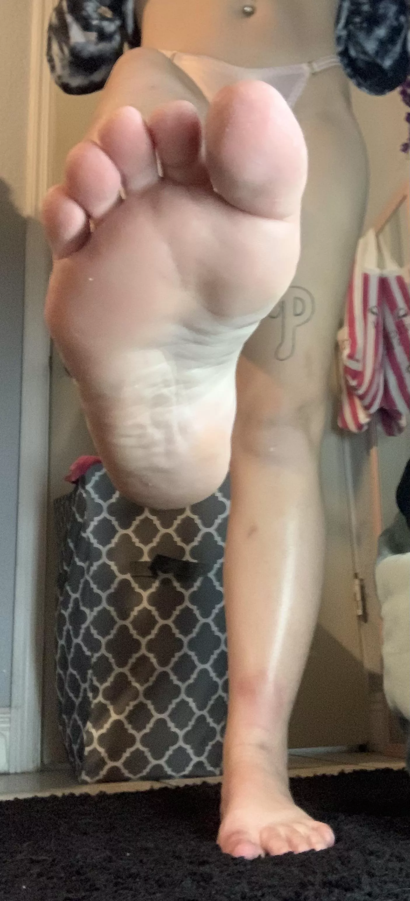 My soles are super soft today I just lotioned them !