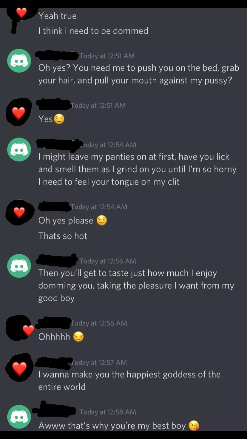 My subby bf discovering how fun it is to have a Goddess for a gf