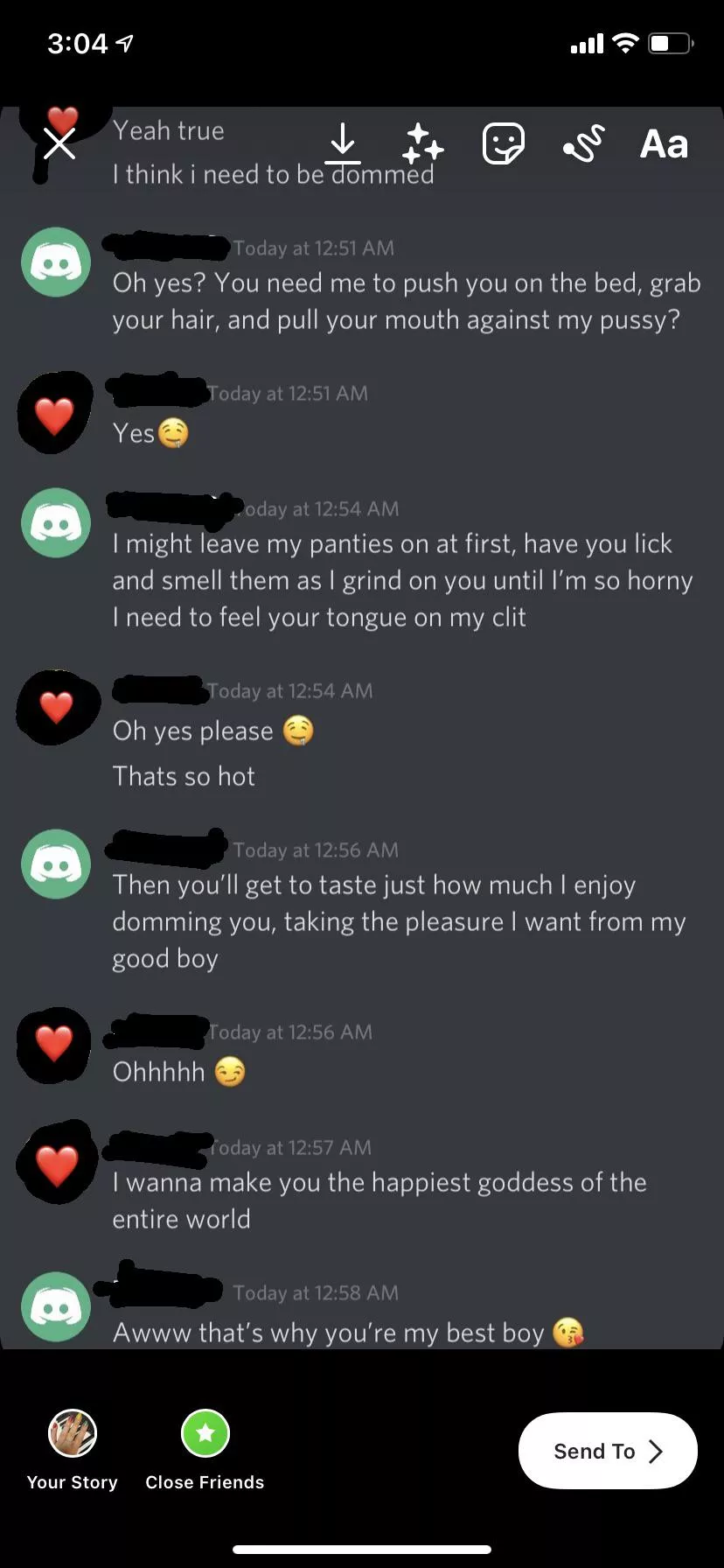 My subby bf discovering how fun it is to serve a Goddess