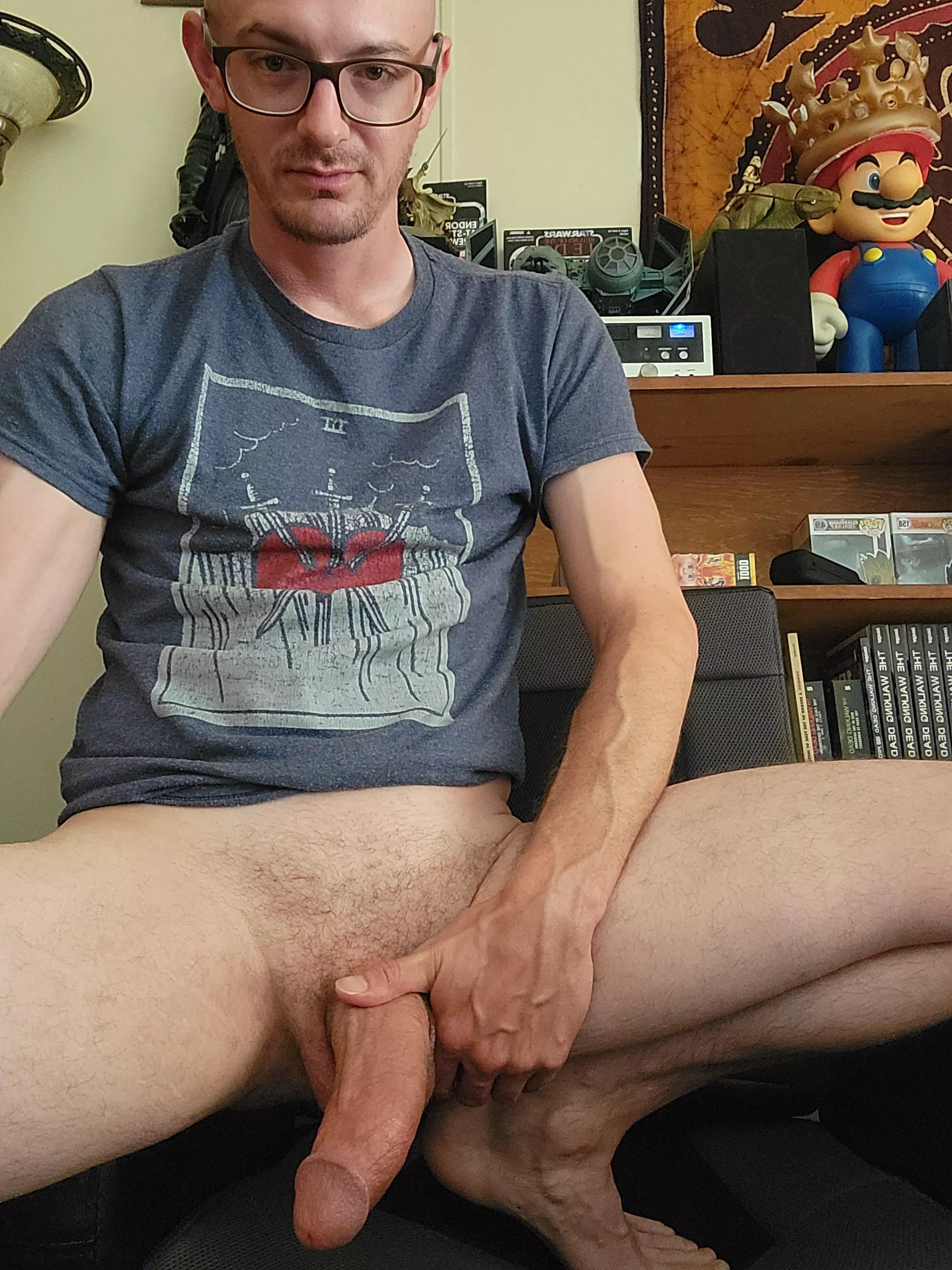 my thick, curved, cut cock