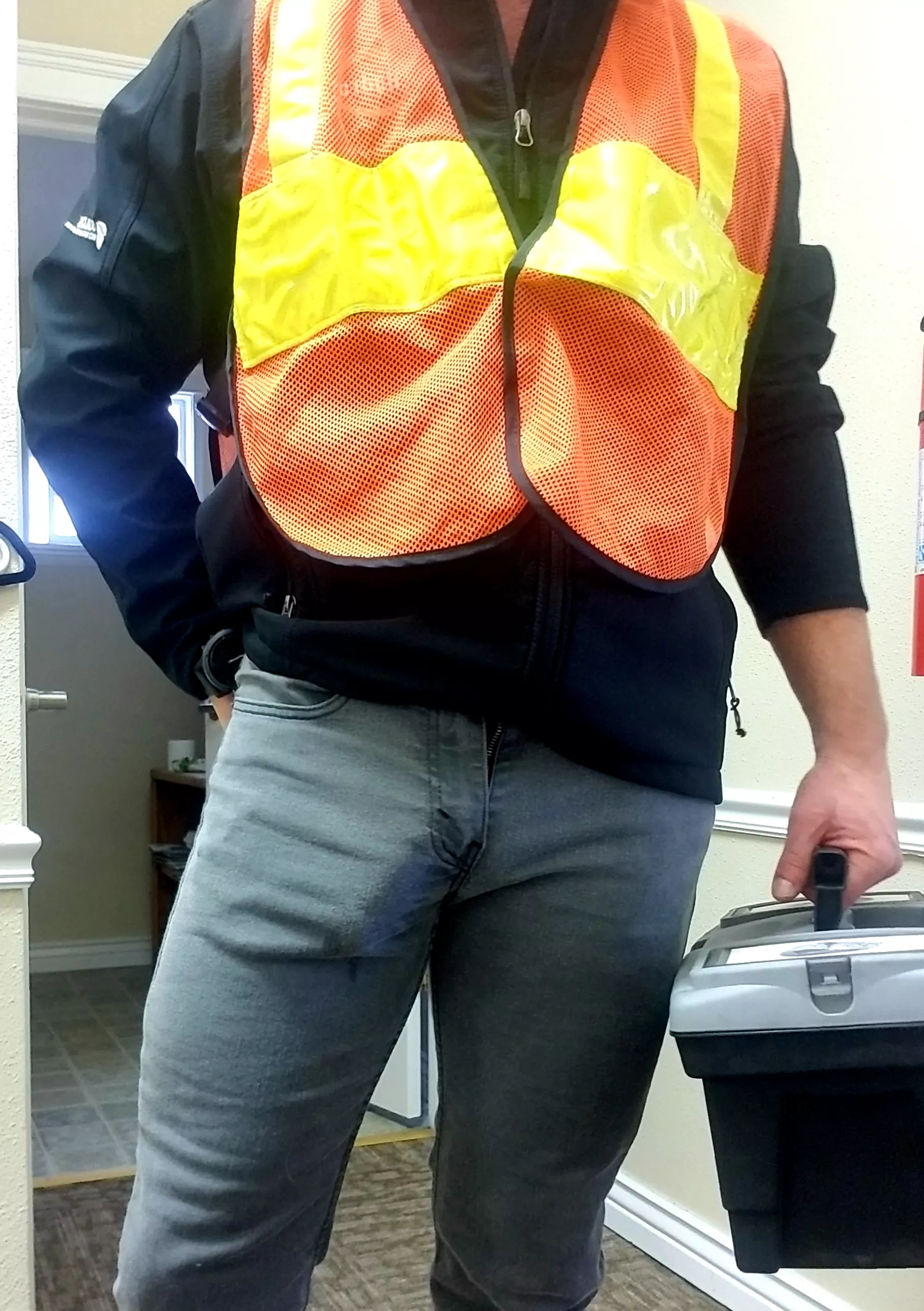 My work receptionist said my pants are too tight to do in home service calls. Do you agree?