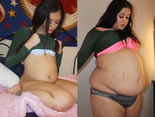 Nadya’s growth went alll to that sexy gut!