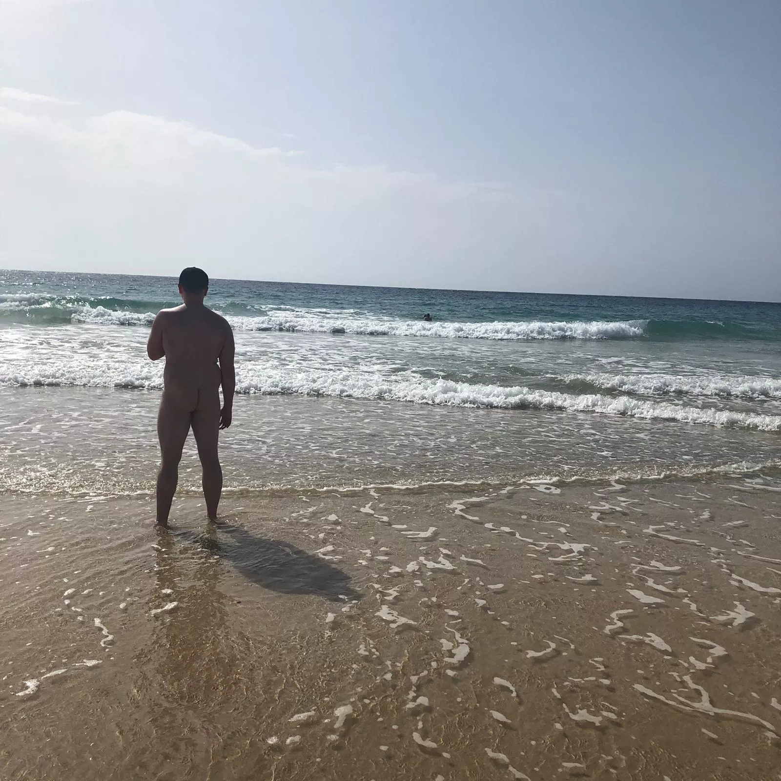 Naked beach walks