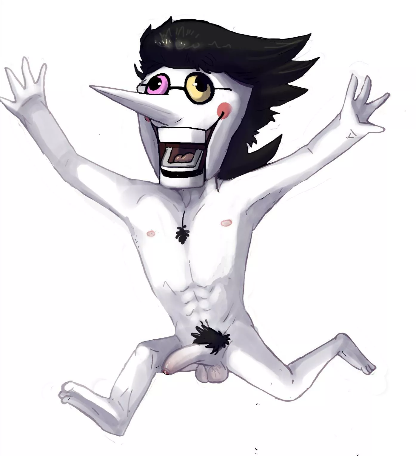 Naked spamton I made :>