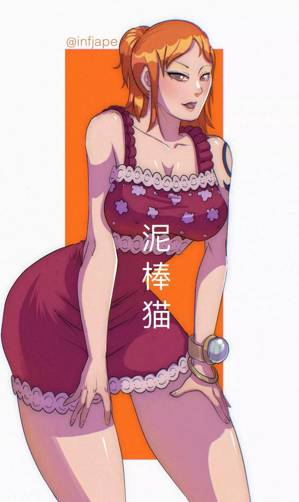 Nami ready to party…