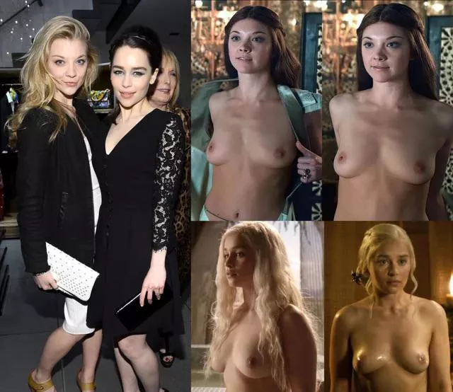 NATALIE DORMER AND EMILIA CLARKE