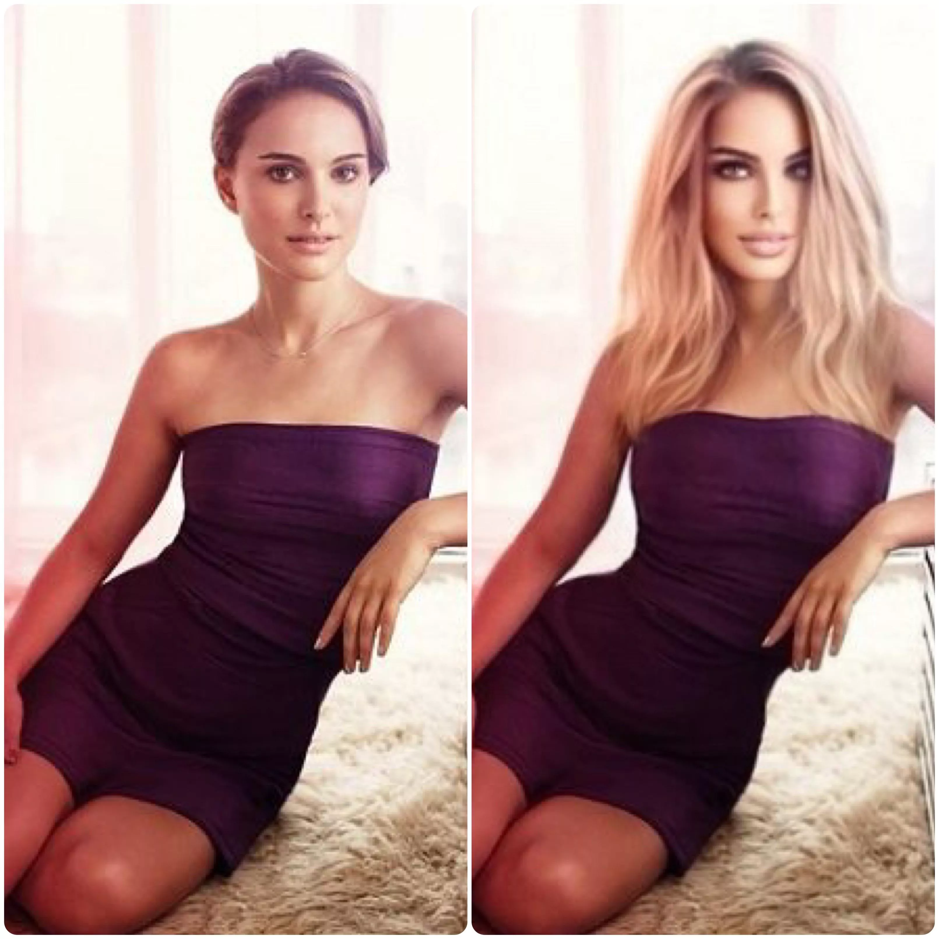 Natalie Portman Bimbofication Edit