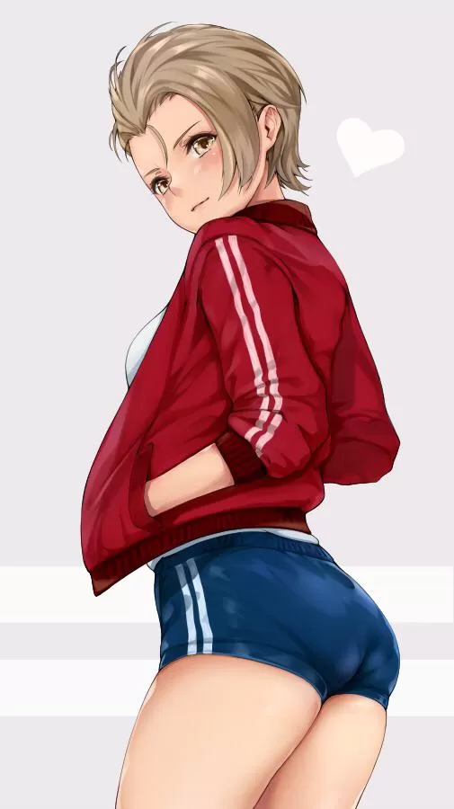 Natsuki Kimura in Buruma [Idolmaster]