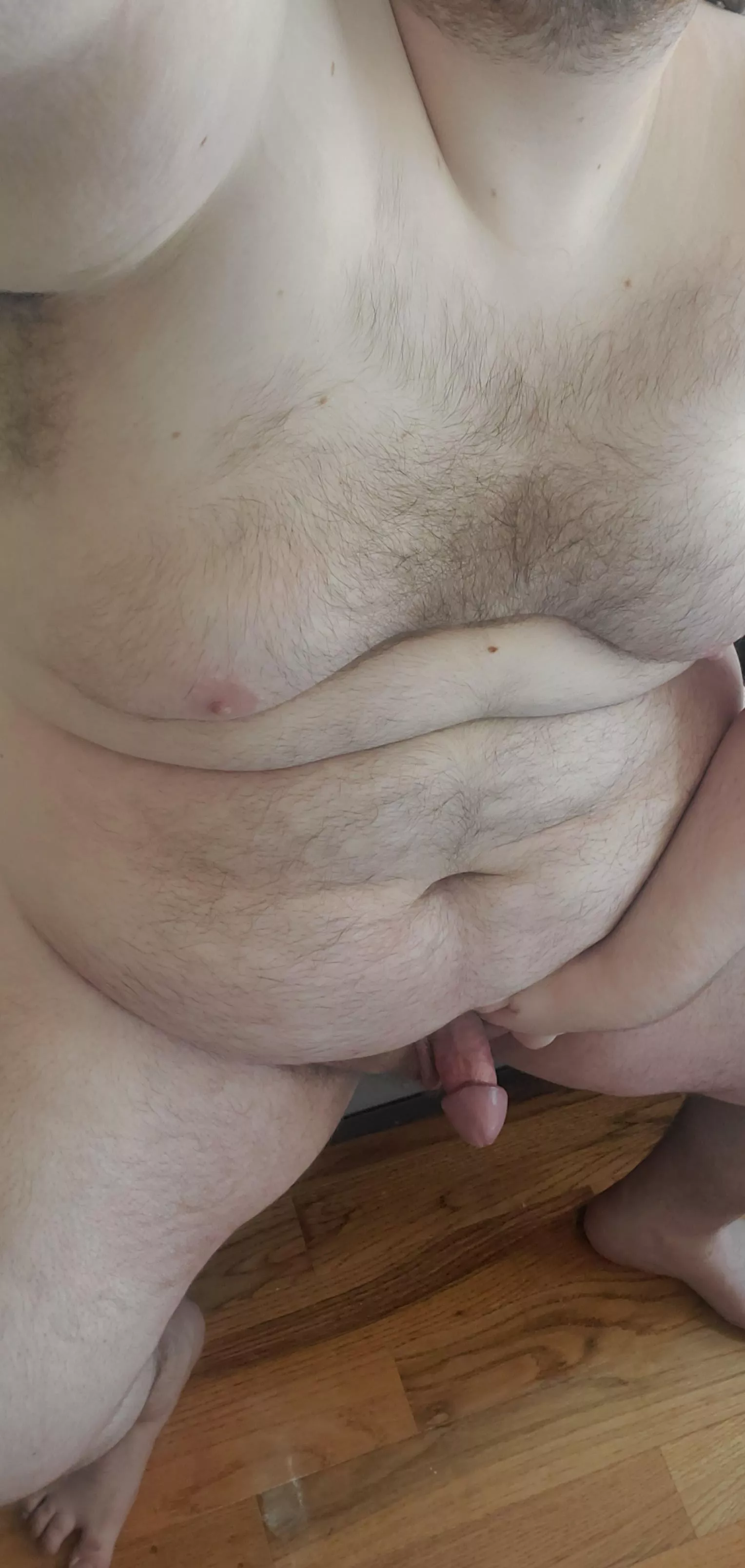 Need my belly rubbed and my cock sucked